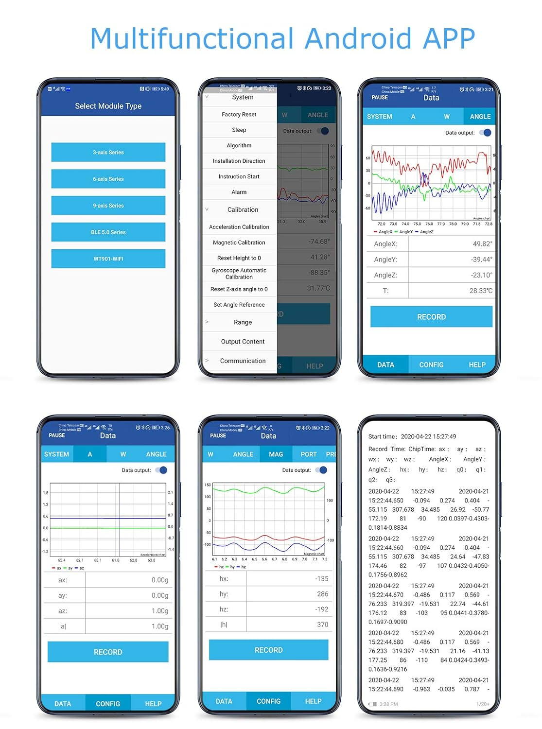 [Industrial-Grade Accelerometer+Inclinometer] HWT901B-TTL MPU9250 9-Axis Gyroscope+Angle(Xy 0.05&deg; Accuracy)+Digital Compass+Air Pressure+Altitude, RM3100 Magnetometer Compensation and Kalman Filtering image number 4