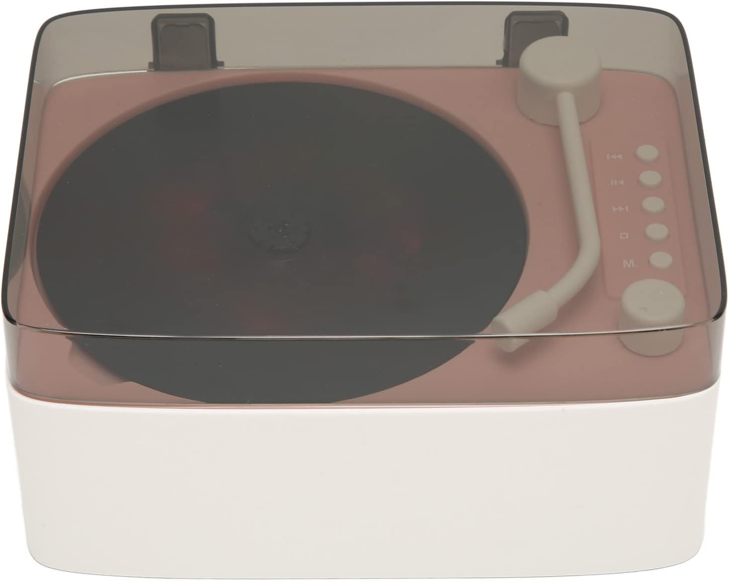 Speaker CD Player, 2400Mah Mini Retro Hifi Multifunctional Home CD Player with Large Capacity Battery Pink image number 6