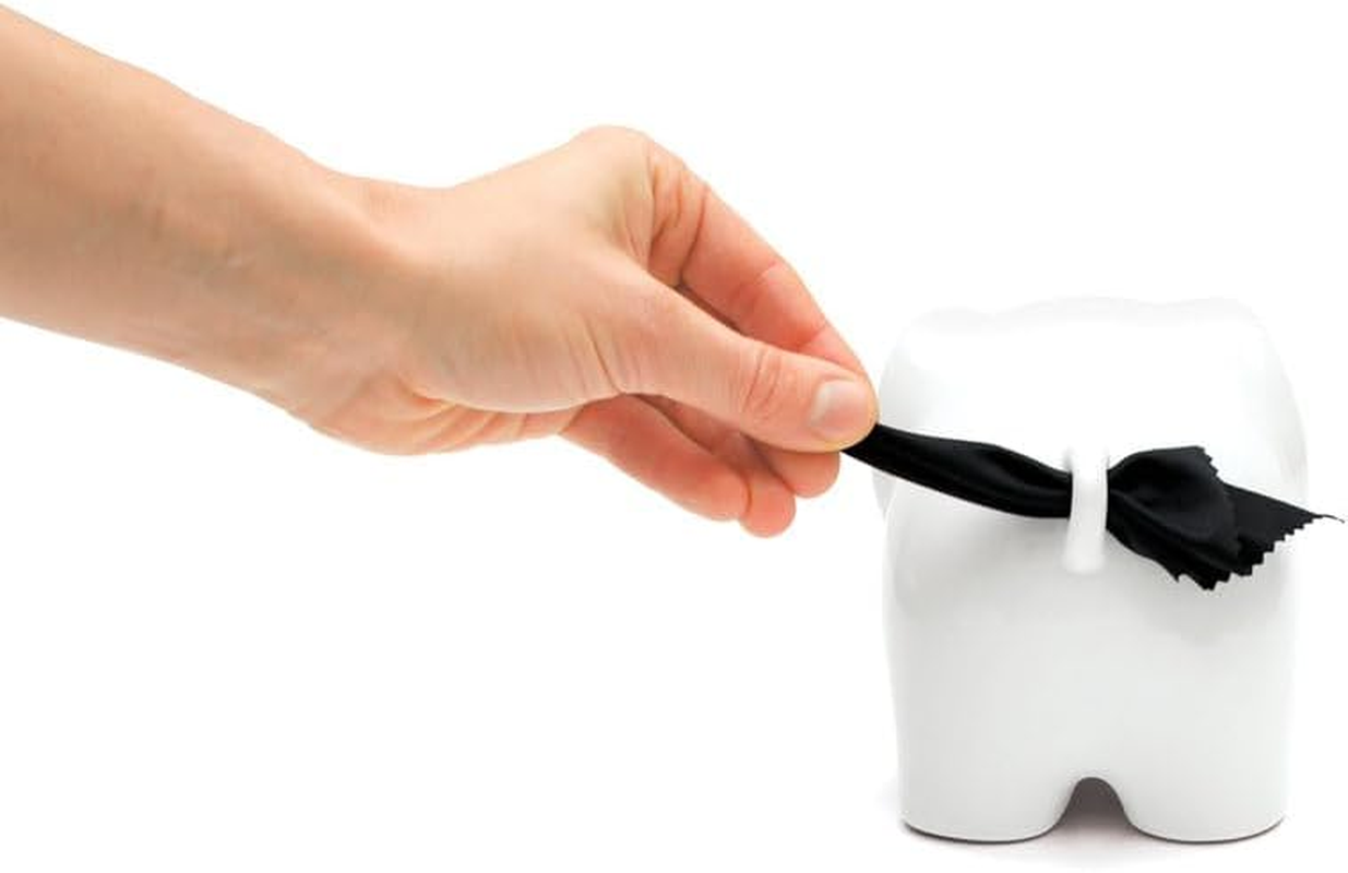 Luckies of London White Board Elephant | Eric the Memo Pad & Dry Erase Board | Office Desk Accessories for Novelty Cubicle Decor | Ceramic Elephant Gifts for Women | Includes Pen Holder & Pen | White image number 5