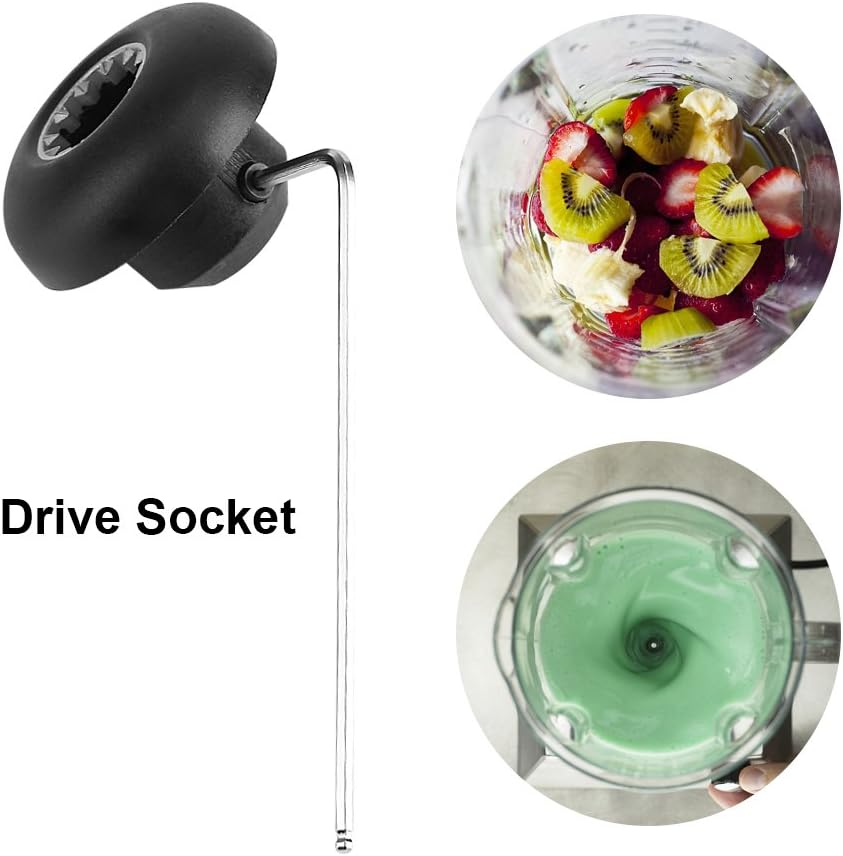 Drive Socket Replacement Kit with Wrench Compatible for Vitamix Blenders Spare Parts Tool image number 4