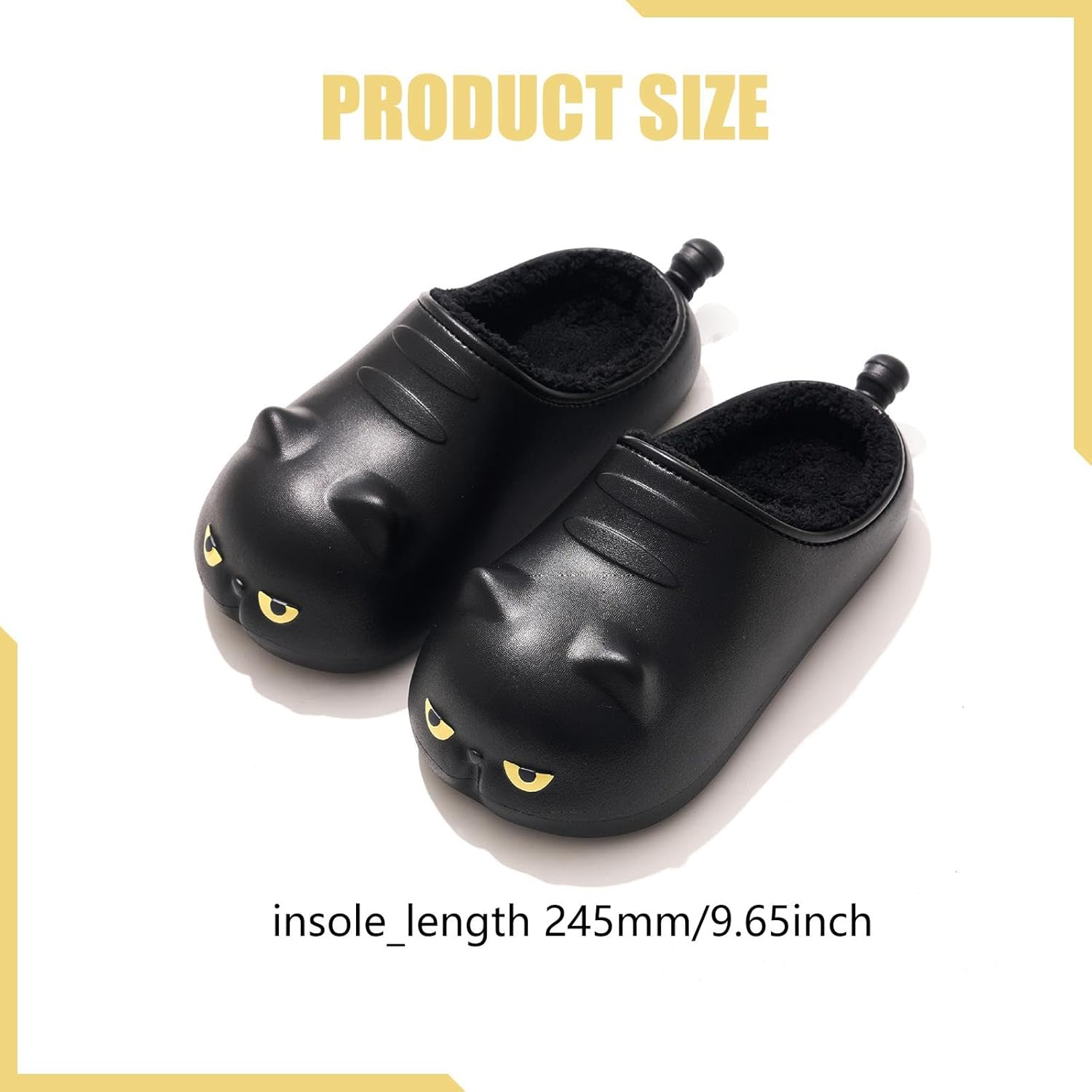 Yuksok Women Slippers Lovely House Shoes Waterproof Non Slip Soft Indoor Slippers image number 4