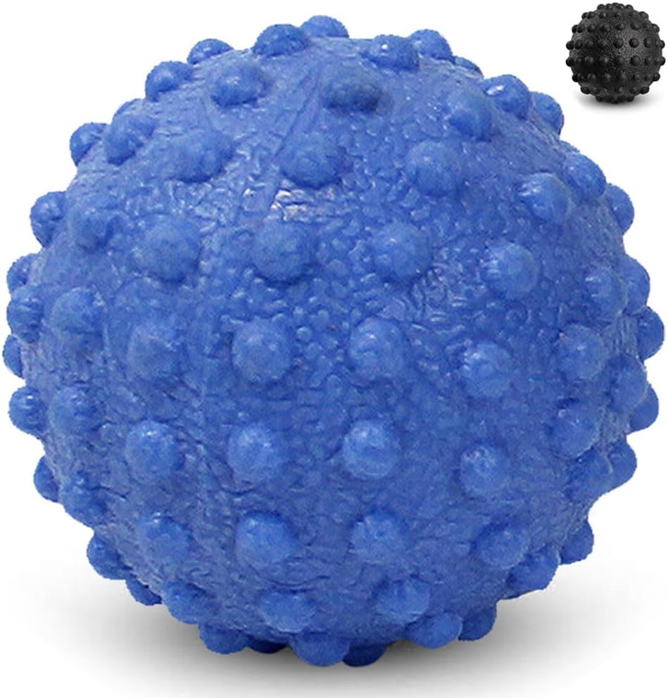 Vivva Massage Ball - Trigger Deep Tissue Back Massage, Foot Massager, Plantar Fasciitis & All over Body Deep Tissue Muscle Therapy (Blue)