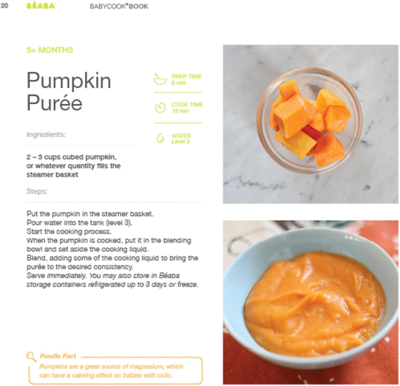 BEABA Babycook New Edition Cookbook