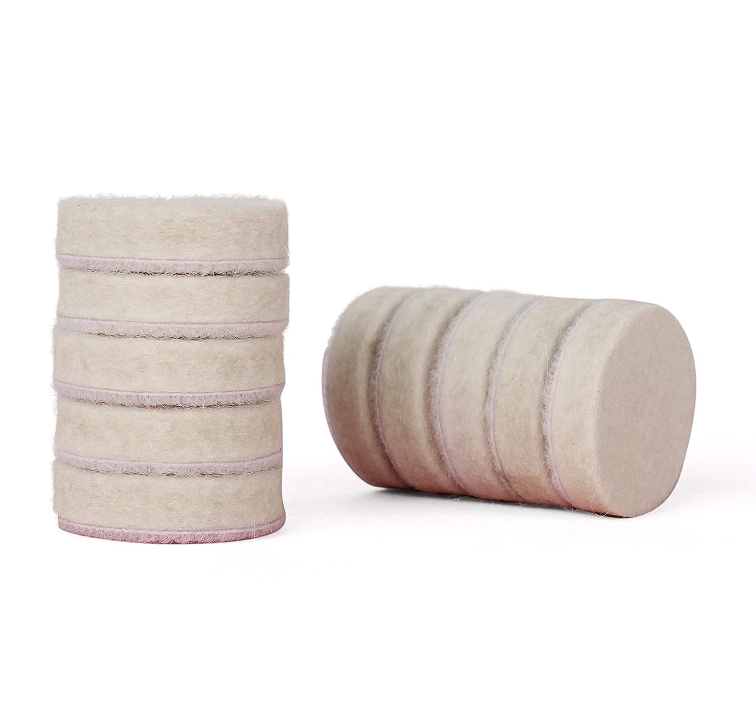 Z-LION 2 Inch Wool Felt Polishing Pads Buffing Wheel for Car Glass Plastic Metal Stone-10Pcs/Set image number 1