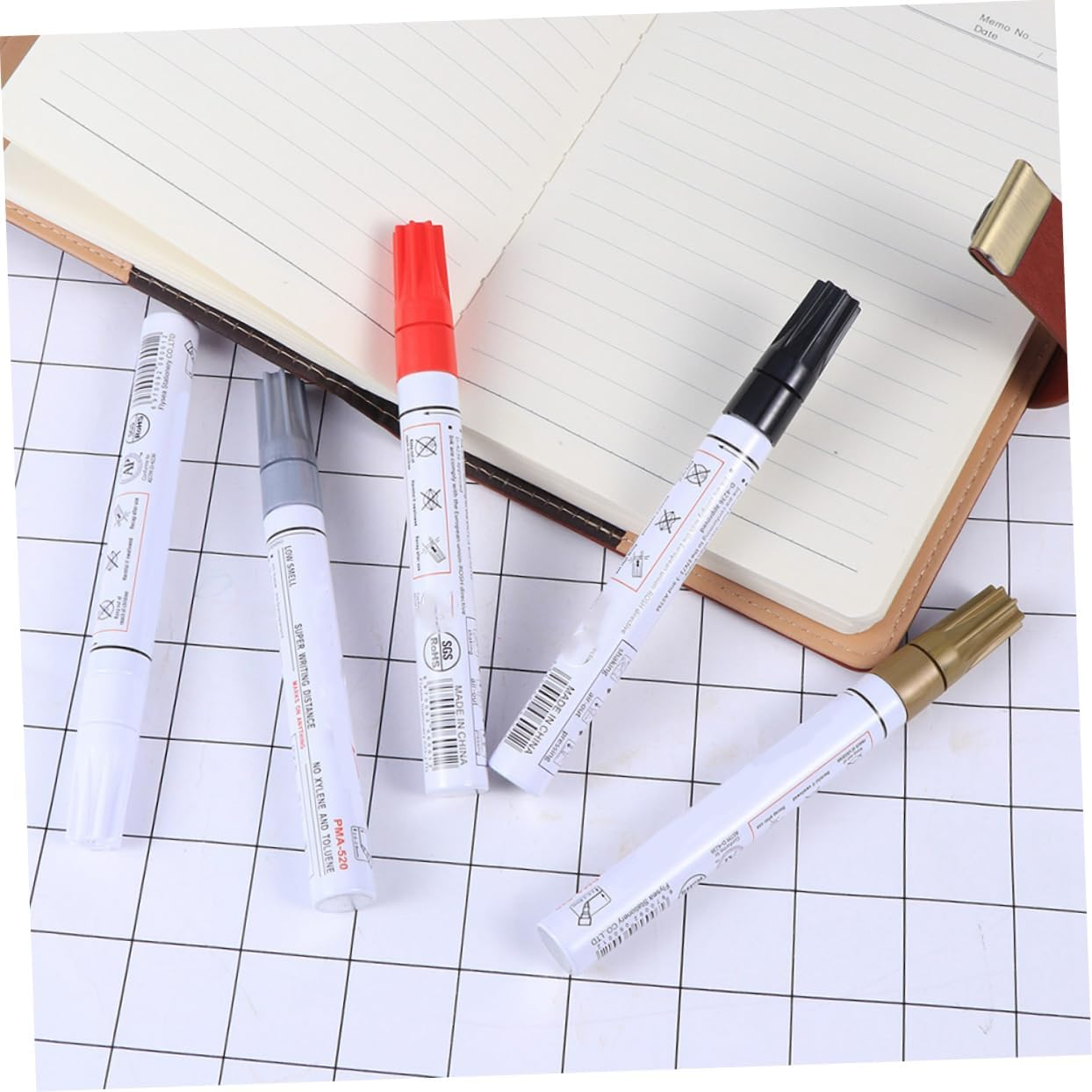 Anneome Car Touch-Up Pen Car Scratch Concealer Pen Metal Glass Plastic Marker Applicator