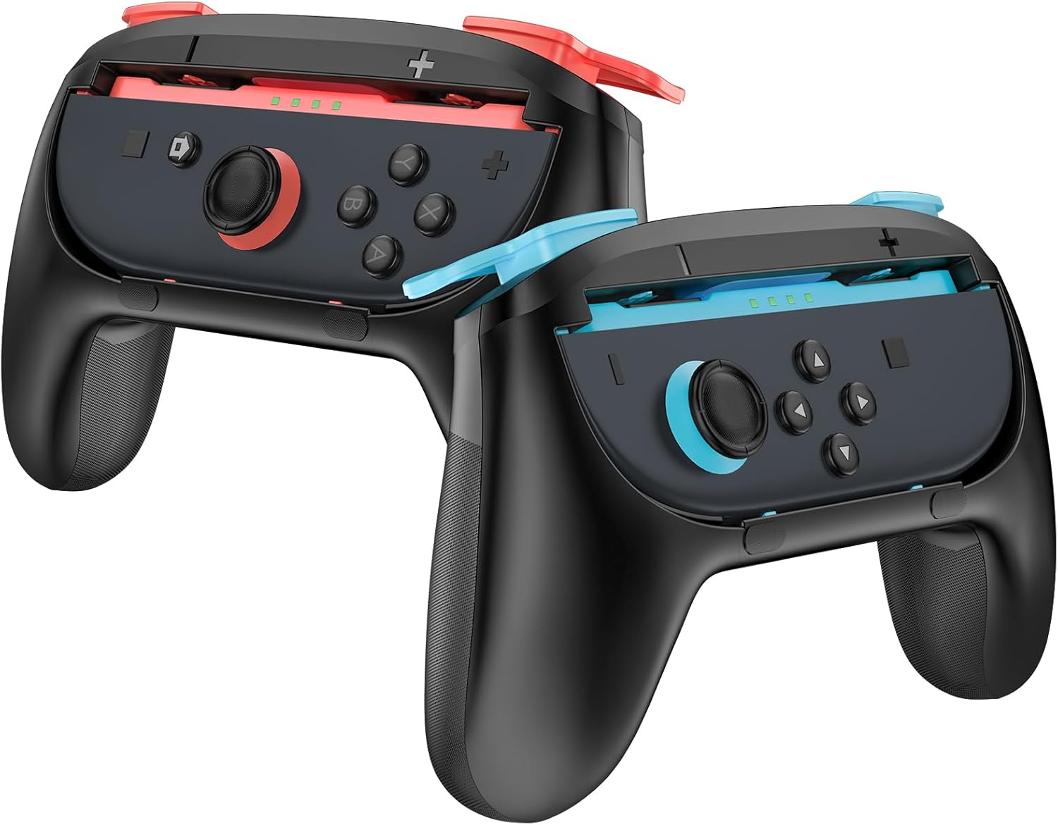 Procase 2 Pack Joy-Con Controller Hand Grips for Nintendo Switch 2 2025 Released, Wear-Resistant Comfort Handles Holder for Joy Cons