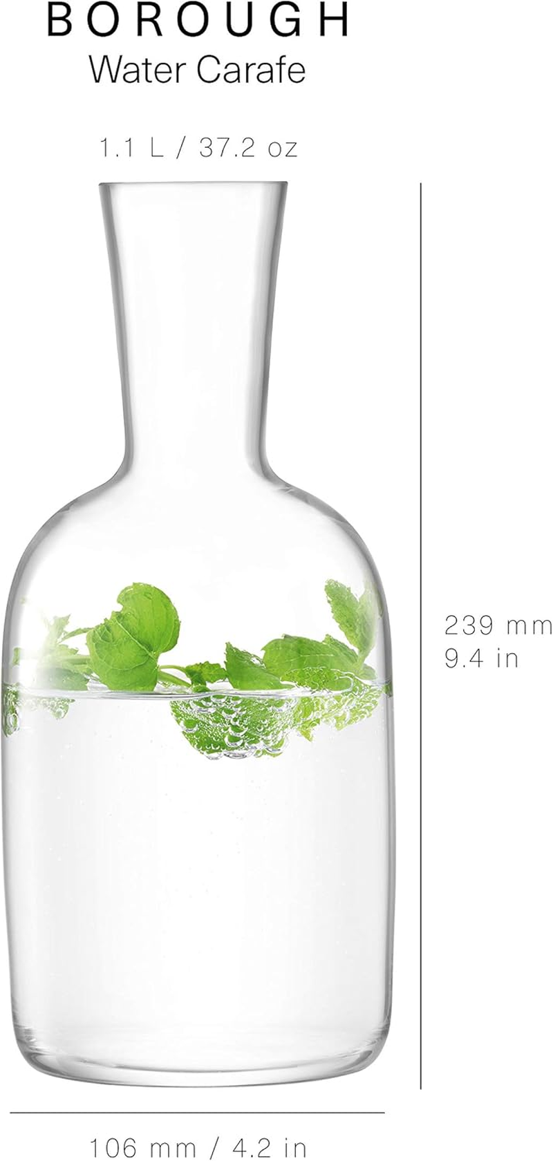 LSA International Water Carafe, 1.1L image number 5