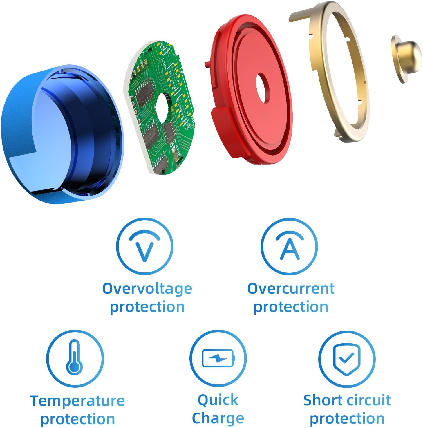 MCC 3 Magnetic Charger Compatible with Olight Odin Series, Olantern Series, Perun, Perun 2, Javelot, Marauder Mini, Seeker 3 Pro, Warrior Series, Baton S2R, Baton 3 Pro/Max, 3.3 FT/1M image number 3