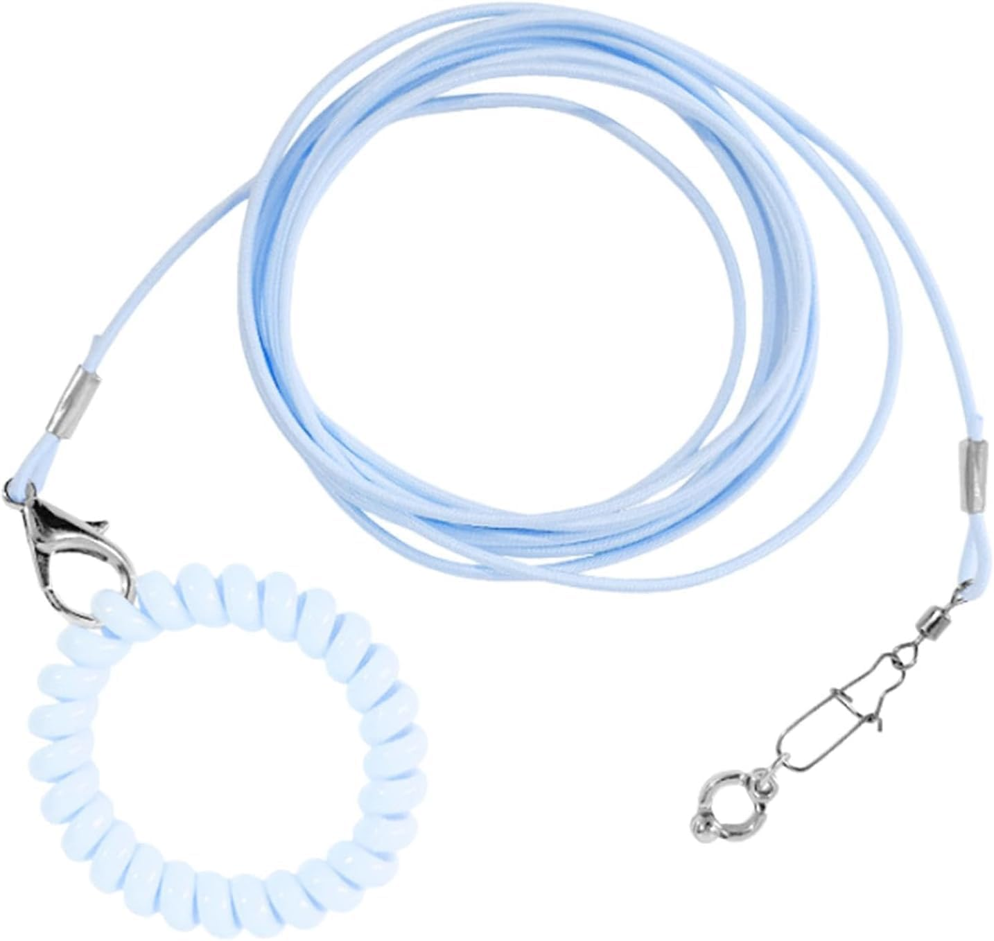 Wishlotus Parrot Flying Rope 3M - Ultra Light anti Bite Bird Flying Training Leash, Portable Parrot Foot Chain for Outdoor Flight Training, Pet Training Rope (Blue) image number 4