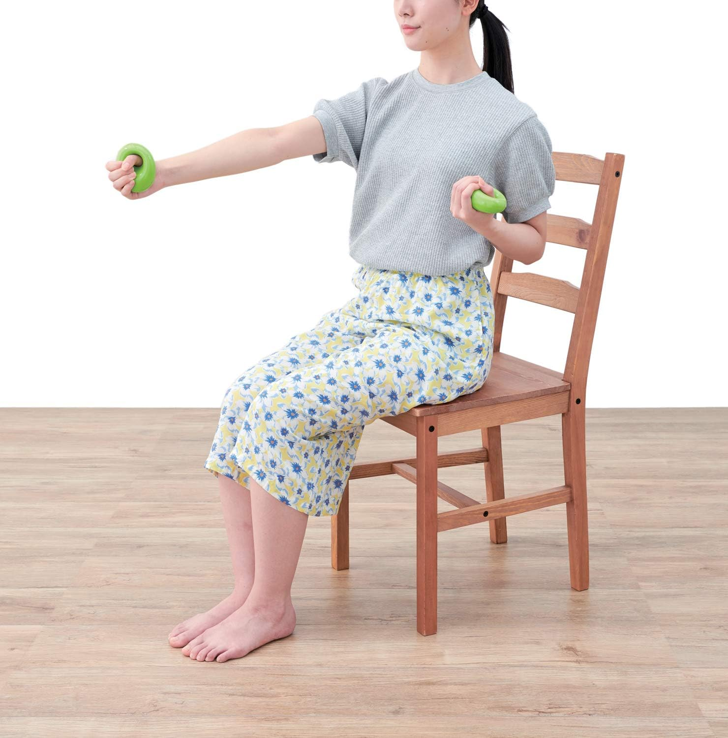 Tanita Size Ring Dumbbell Green image number 5