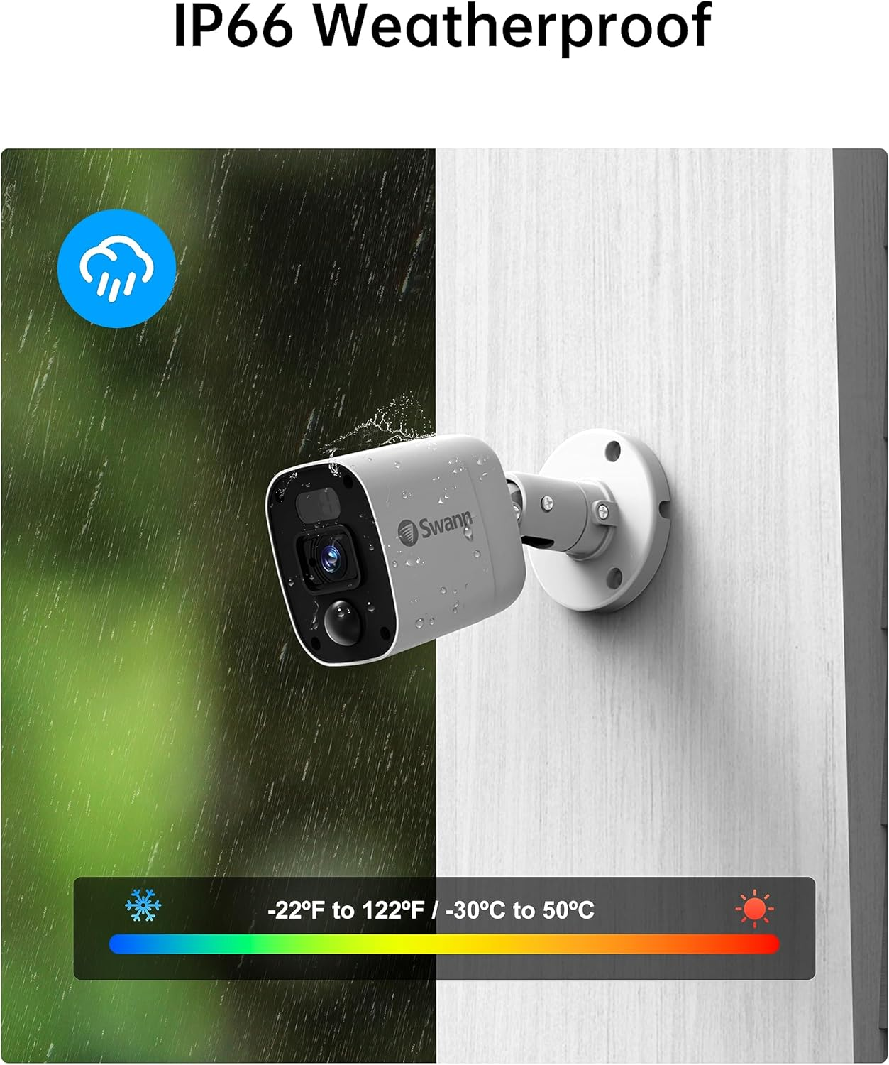 Swann 8 Channel 8 Camera 1080P Full HD Security System with 4680 1TB DVR Recorder, Wired Surveillance Bullet Cameras, Colour Night Vision, Heat & Motion Detection & Microphone | SWDVK-846808MQB