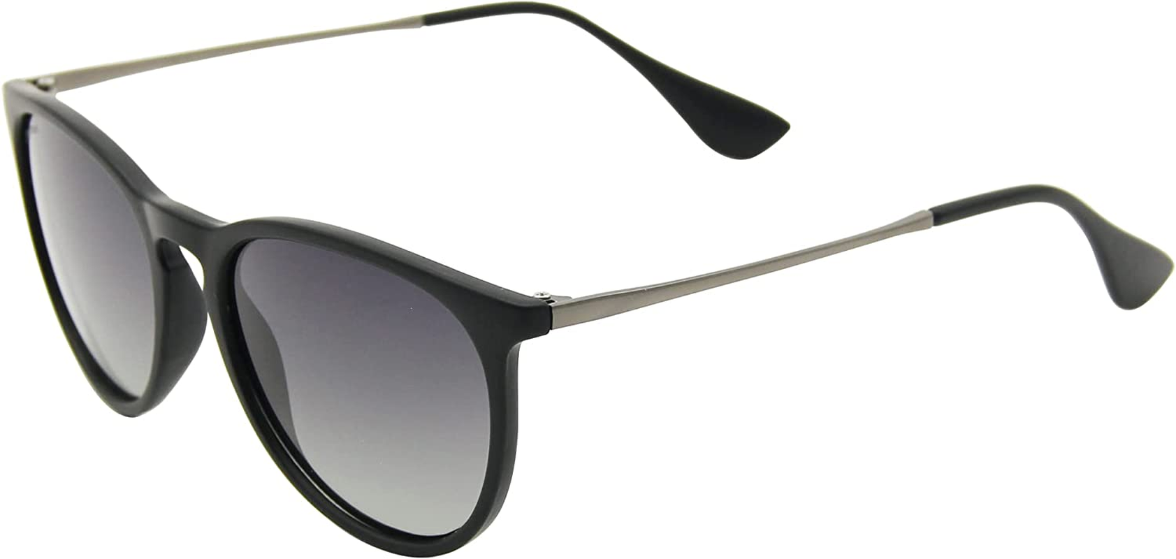 Craftman Classic Retro round Gradient Polarised Mirrored Matte Finished Sunglasses for Women for Driving and Traveling