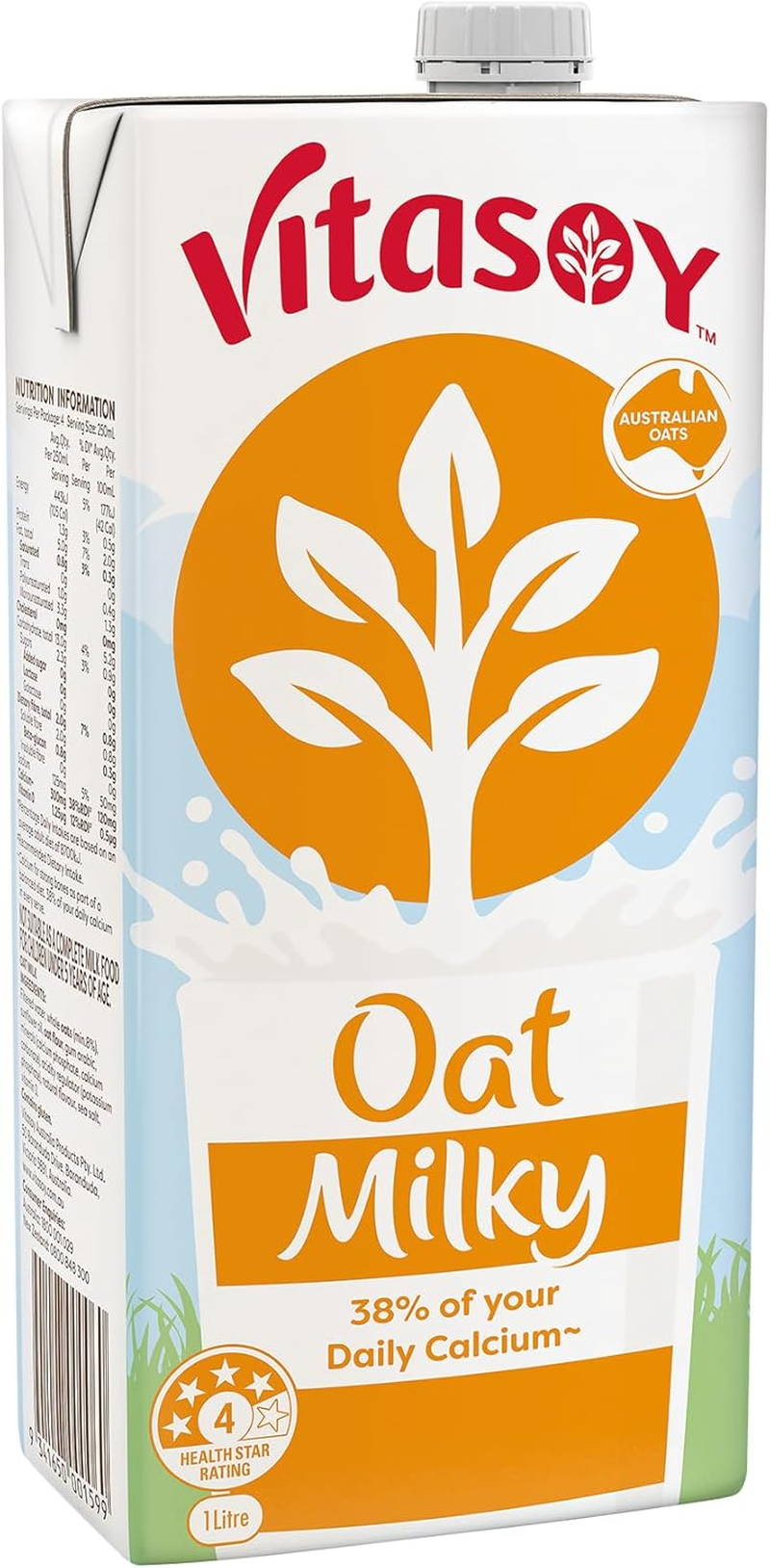 Vitasoy UHT Oat Milky, 1 Litre (Pack of 12) image number 5