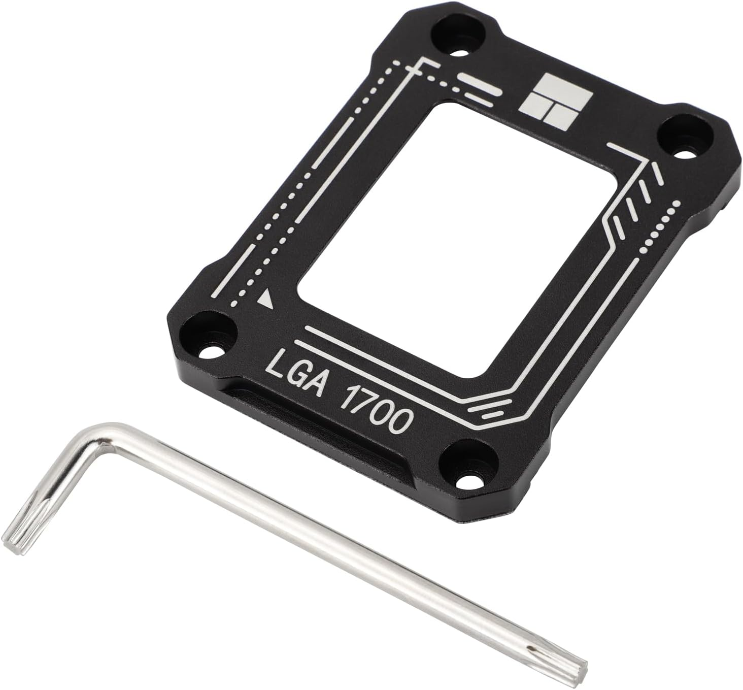 Thermalright LGA1700-BCF Black V2 CPU Retainer,Intel 12/13/14Th Anti-Bend Retainer, LGA17XX Corrective Bend Retainer, Standard for Heat Sinks