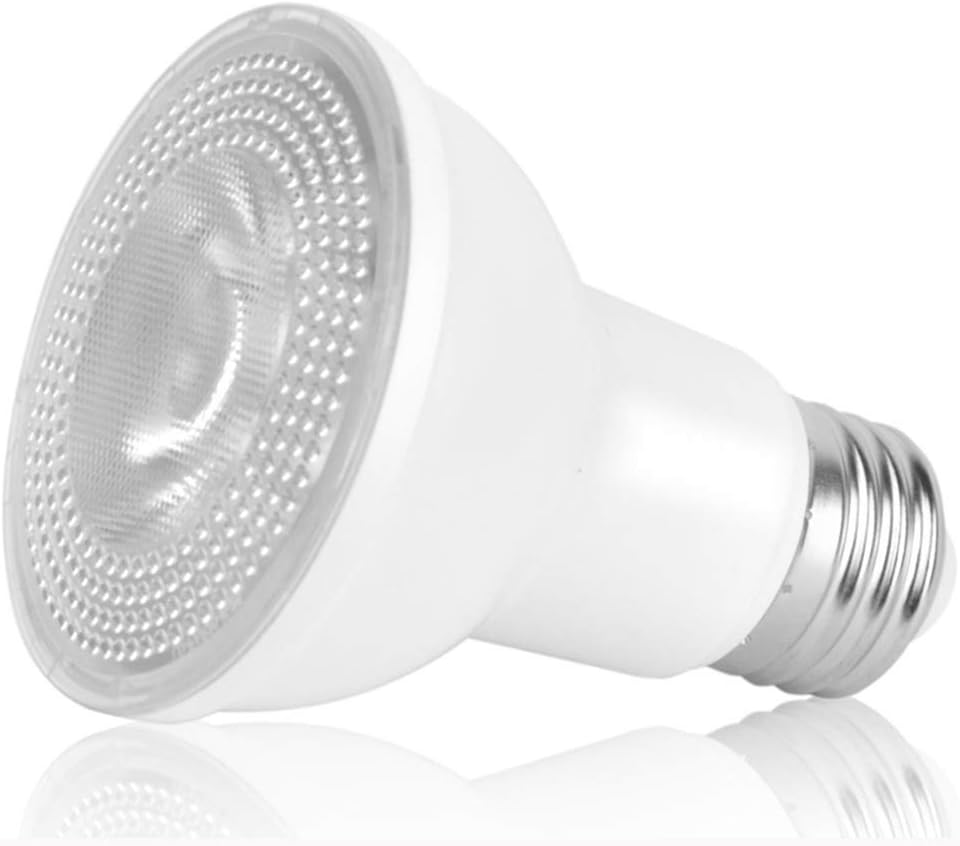 Rysa Light 4-Pack PAR20 LED Bulb Dimmable,7W (50W Equivalent),6500K (Cool White Glow) Light Bulb, CRI 90+, E27 Base image number 4