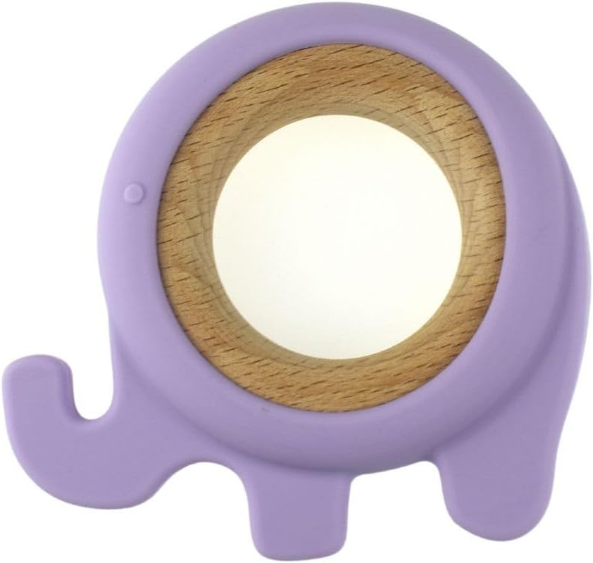 Koala Dream Silicone Elephant Teether - Purple | Baby Teething Toy, Bpa-Free, Safe for Infants