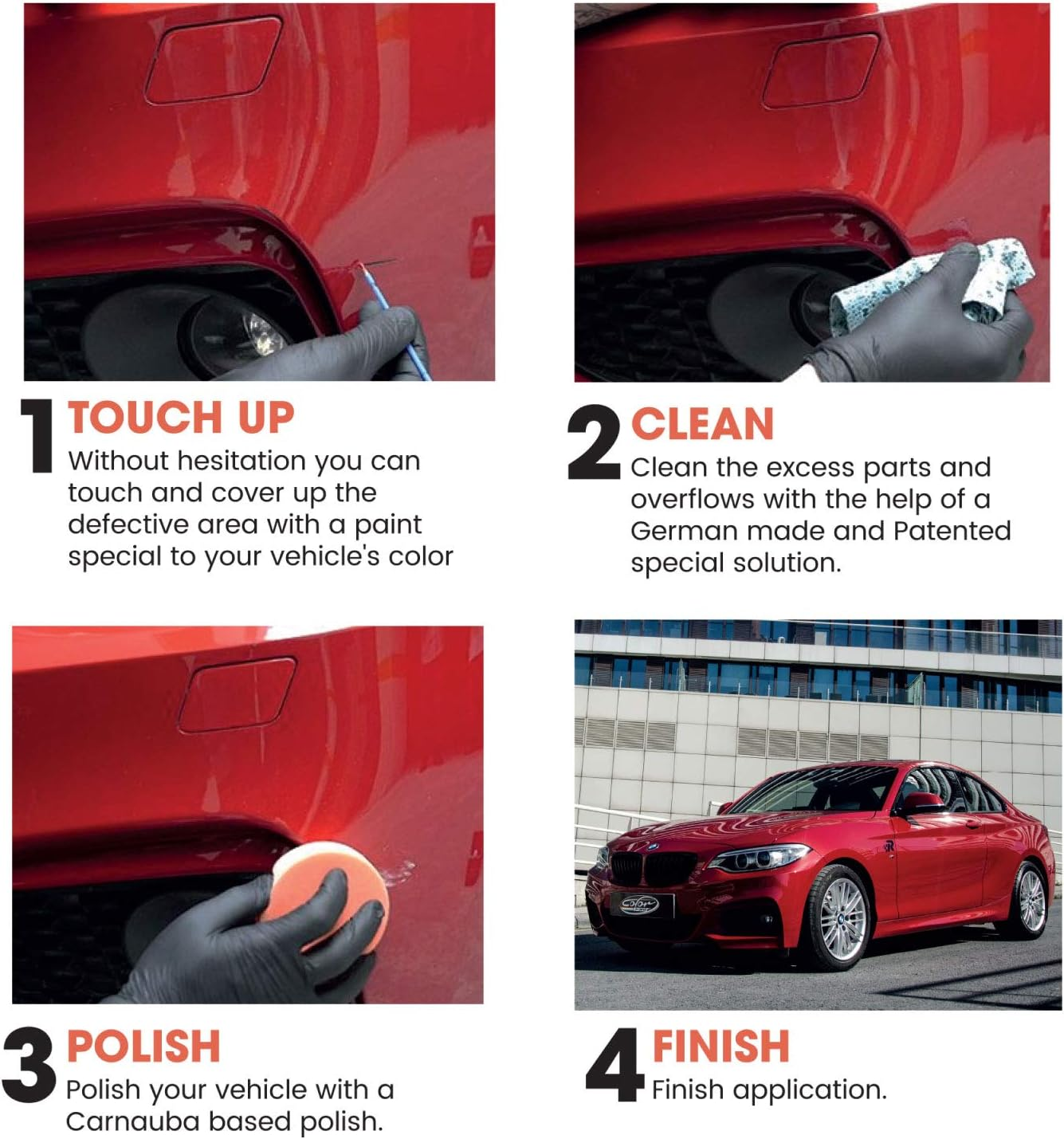 Color N Drive for Nissan Automotive Touch up Paint | KAD - Grey Met/Graphite Shadow Met/Gun Met | Paint Scratch Repair, Exact Match Guarantee - Pro image number 3