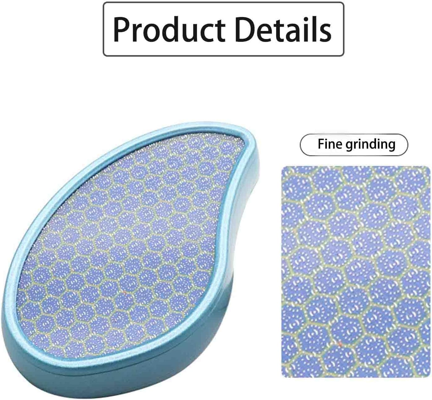 Malora Glass Foot,Malora Glass Foot Filermalora Foot Scrubber,Malora Foot Filerglass Foot Files for Feetglass Foot File Callus Removerfoot Care Pedicure Tool for Dry Feet Care (G) - C image number 3