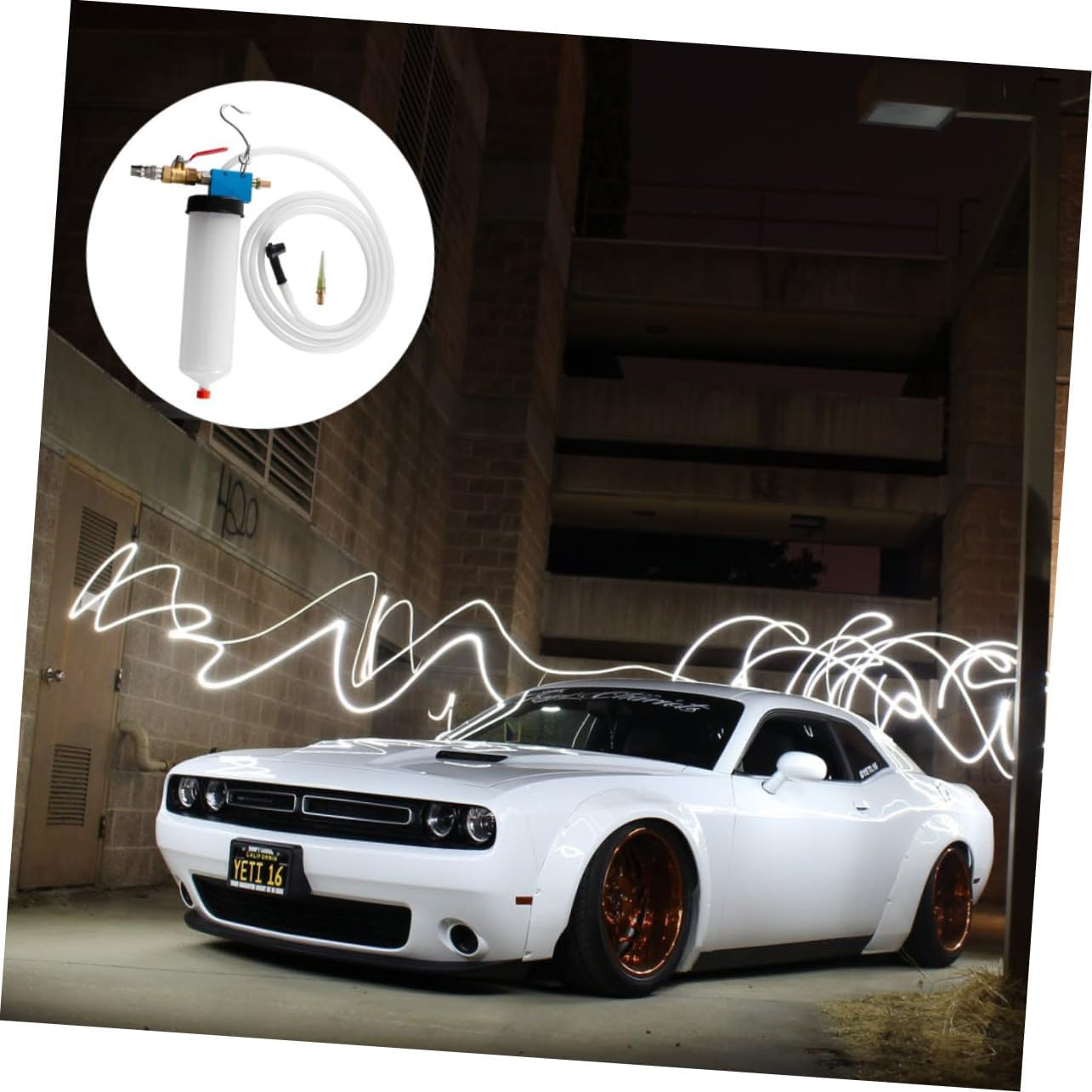 Alipis Brake Fluid Exchange Tool Clutch Oil Bleeder for Car Pneumatic Hydraulic System Efficient Air-Driven Brake Oil Replacement Tool Suitable for Automotive Maintenance and Repair image number 1