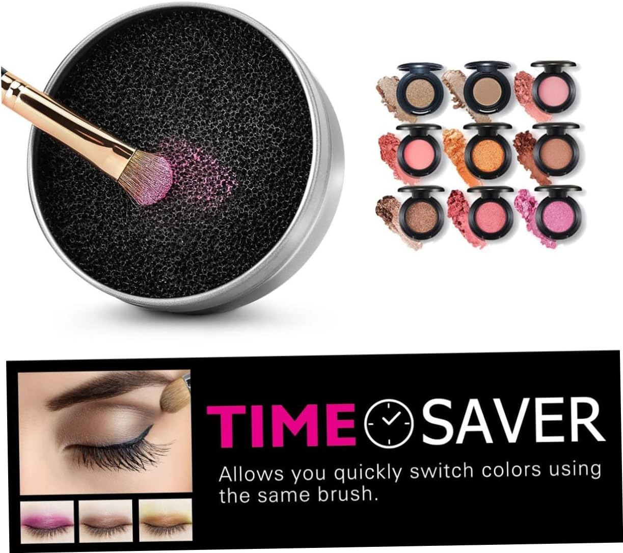 GLEAVI Set De Maquillaje 1 Set Makeup Sponge Tools Face Sponge for Makeup Colour Brush Cleaner Makeup Brush Cleaner Makeup Powder Activated Carbon Sponge to Color Makeup Set image number 1