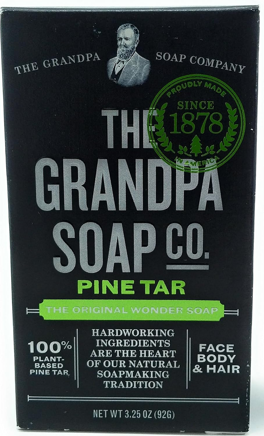 The Grandpa Soap Co. - the Original Wonder Soap Pine Tar - 3.25 Oz.