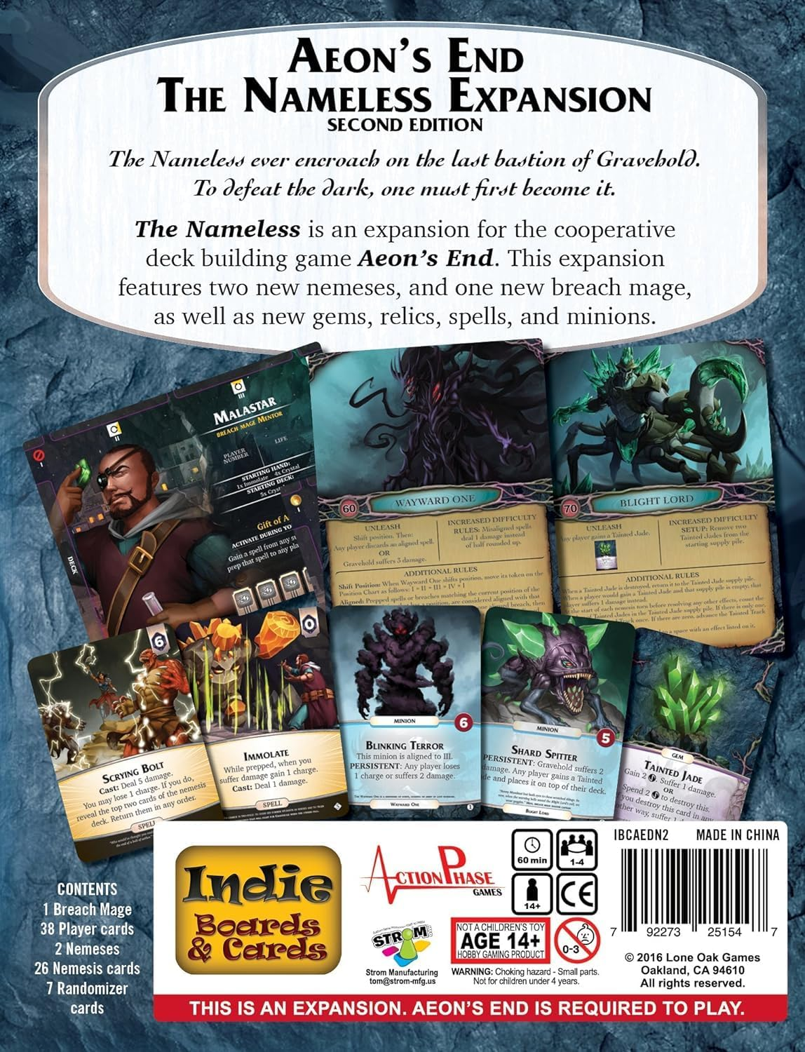 Indie Boards & Cards Aeon'S End: the Nameless (Second Edition) image number 1