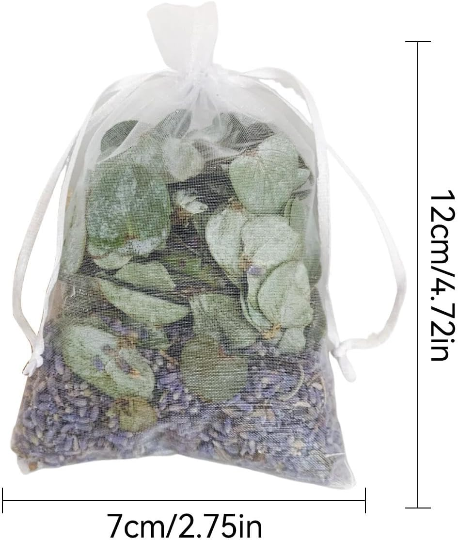 Scented Sachet Bags, Scented Sachets for Closets, Eucalyptus Leaves, Lavender Sachets | Home Fragrance Bags, Relaxing Fragrance Sachets for Drawers and Closets image number 5