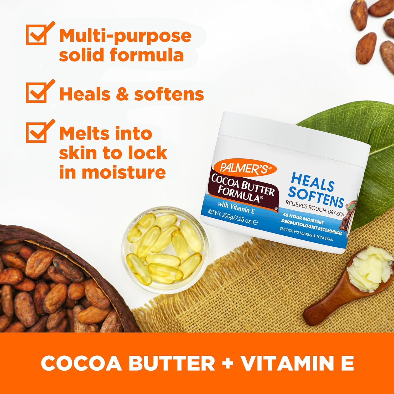 Palmer'S Cocoa Butter with Vitamin-E 7.25 Oz. Jar