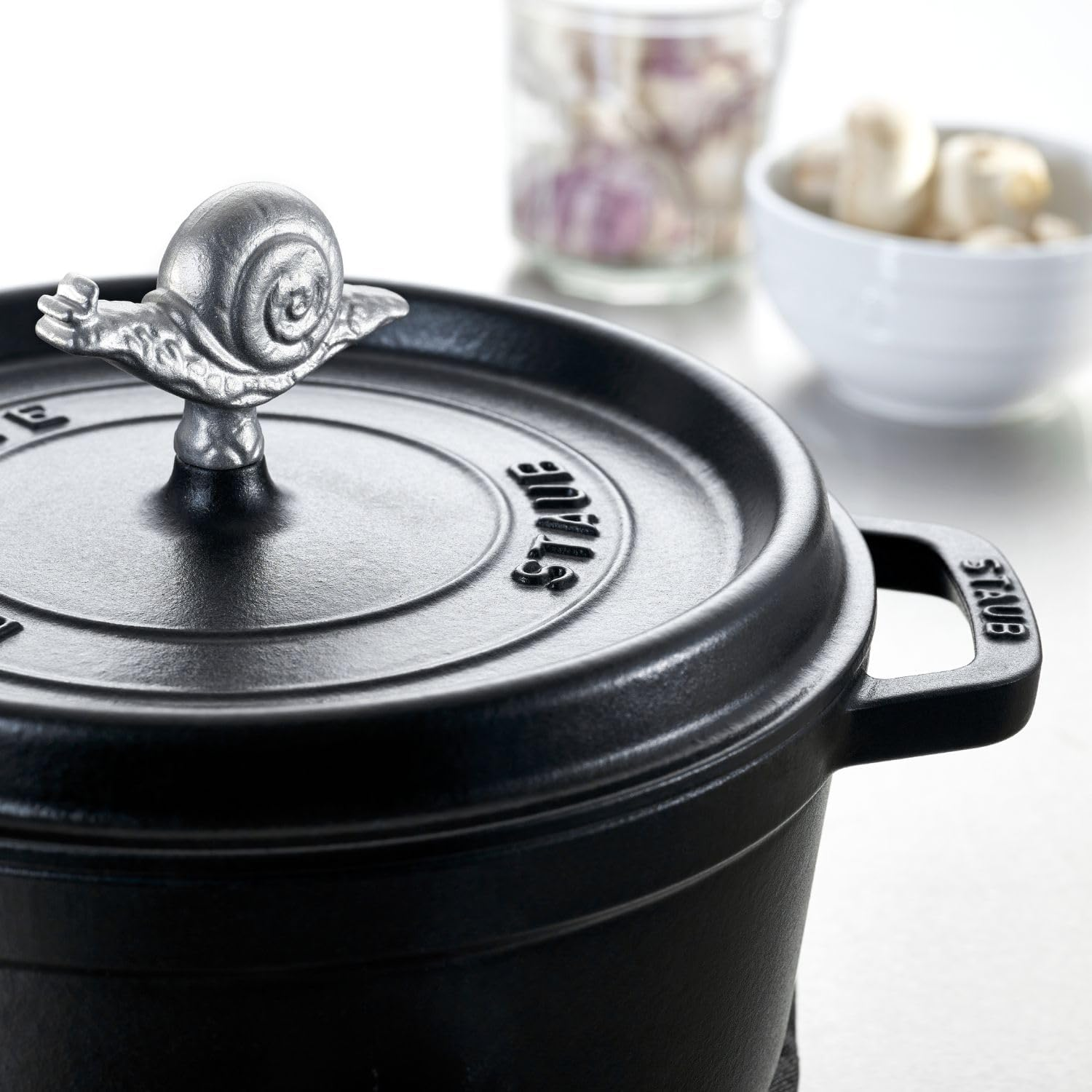 STAUB Snail Lid Knob, Silver