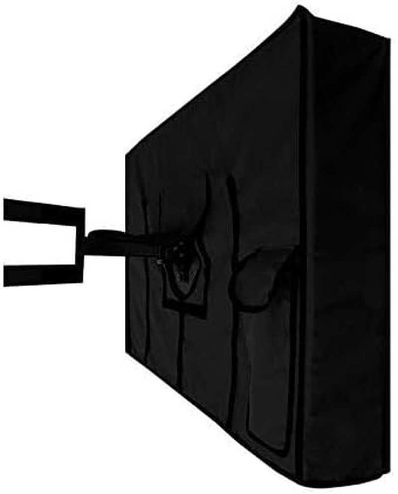 Outdoor TV Cover Waterproof UV Flat Screen Protection Cover for 22&rdquo; to 75&rdquo; TV Indoor Dust-Proof UCARE Furniture Cover Fits Most Mounts and Brackets Black (60-65&rdquo;)