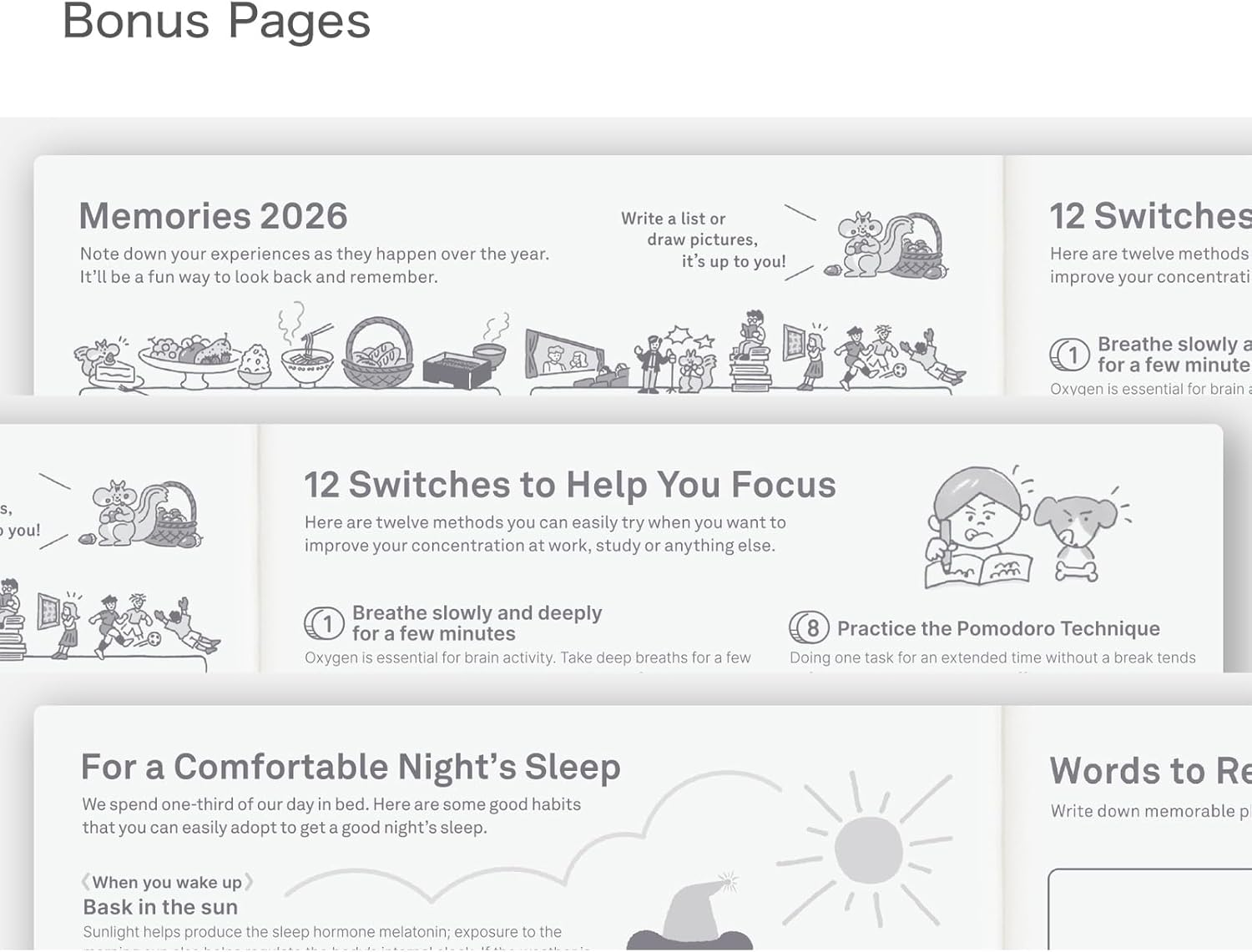 Hobonichi Techo 2026 Cousin Book &ndash; A5, English, Daily, Weekly, Jan Start, Mon Start, Planner image number 3