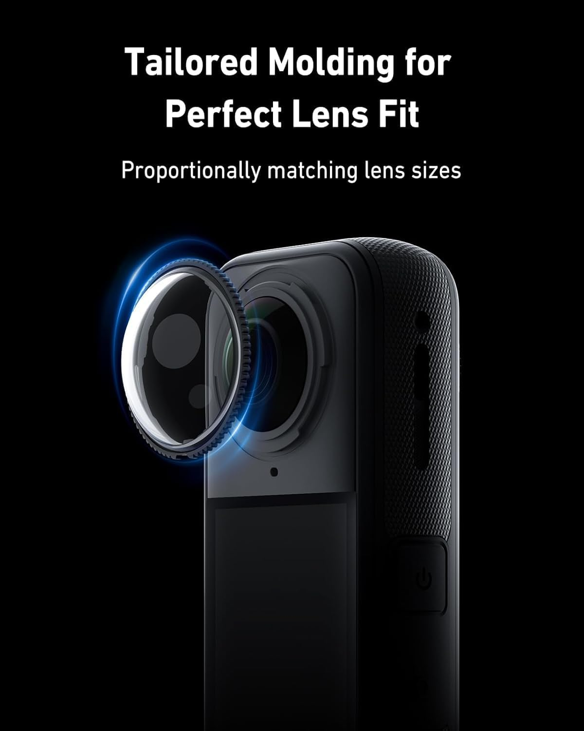 Lens Guard for Insta360 X5, Lens Protector Removable Protective Lens Cover for Insta 360 X5 Accessories, Drop Resistant 9H Hardness High Transmittance, Waterproof Dustproof (PC Material) image number 3