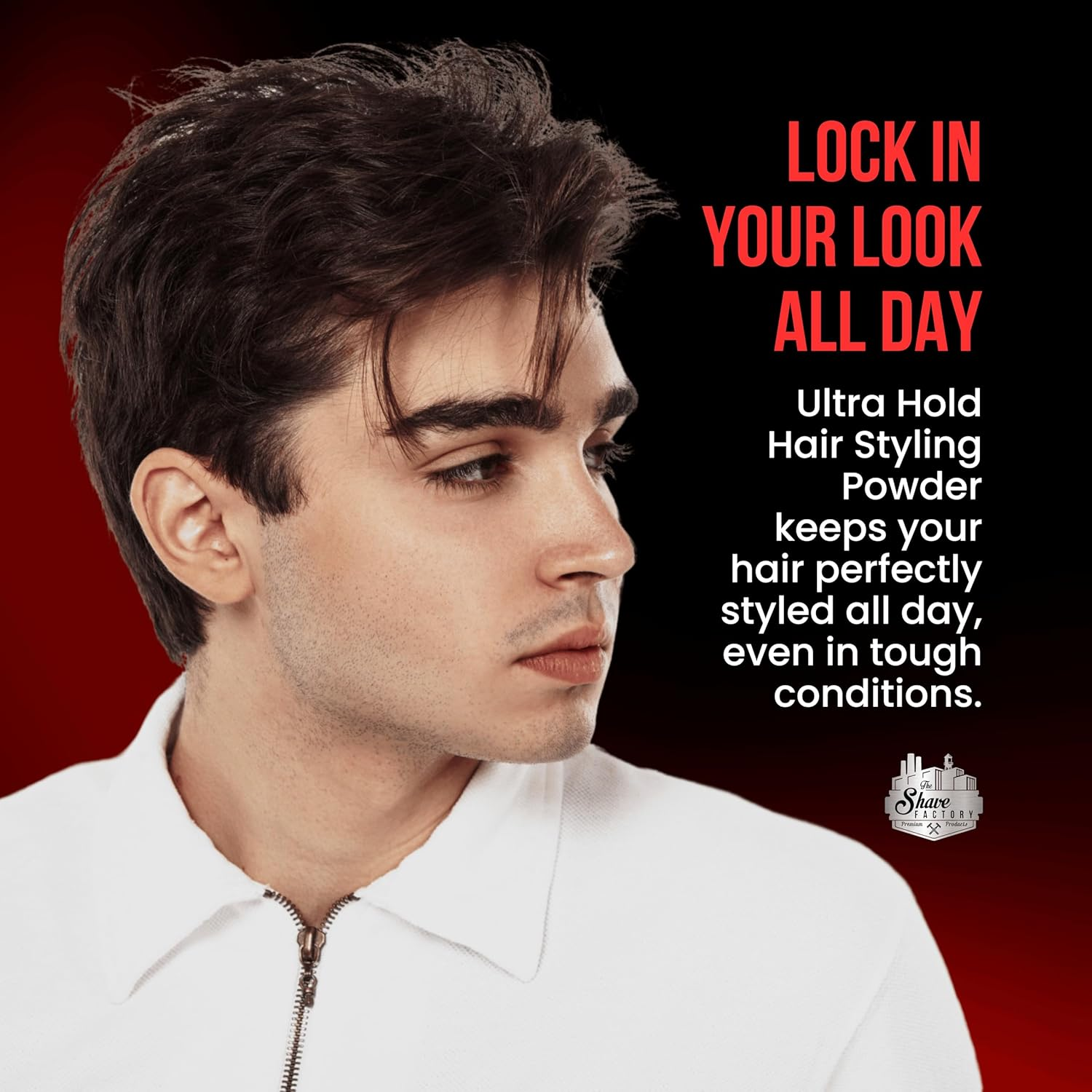 The Shave Factory Hair Styling Powder Mattifying & Volumizing Sapphire image number 5