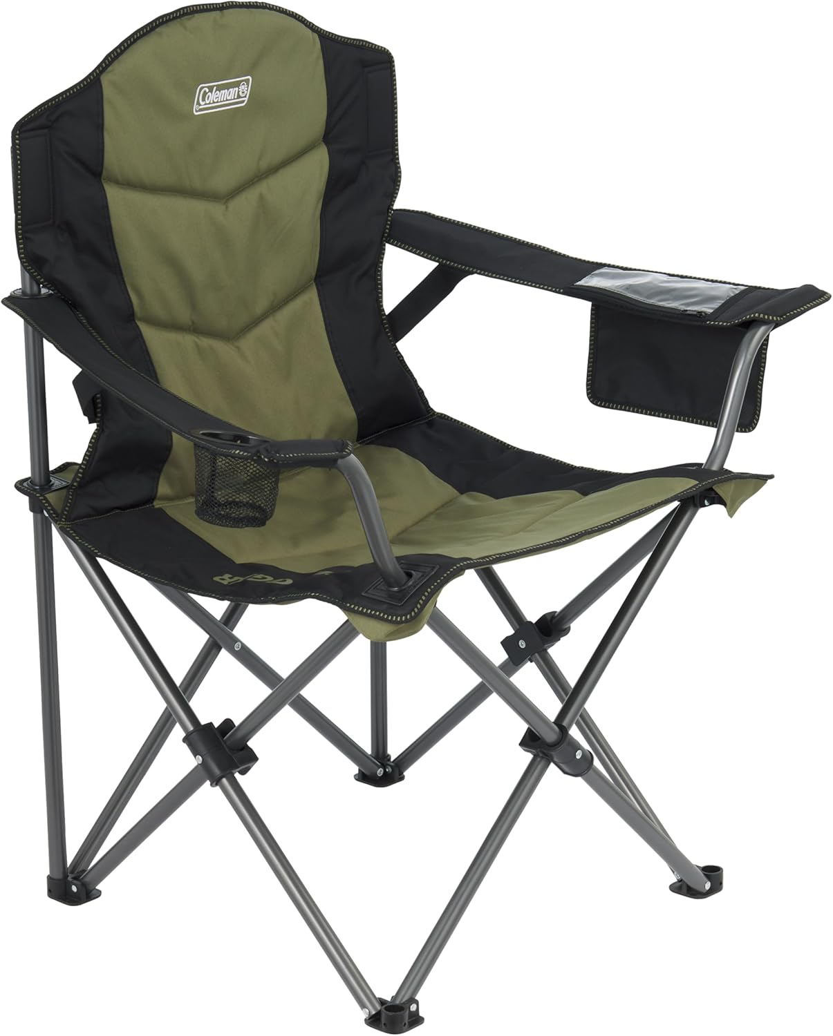 Coleman Swagger Chair | Outdoor Camping Chair, Lightweight Beach Chair, Foldable, Black/Green