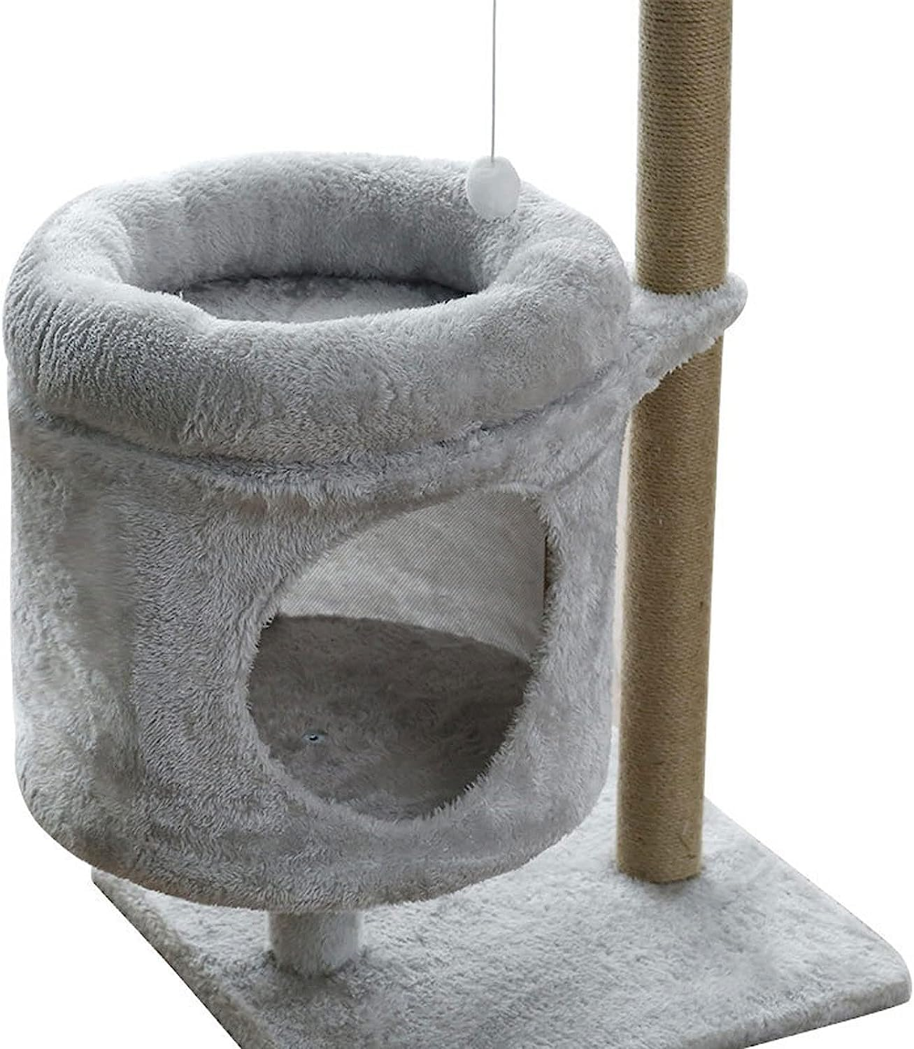 Stable Cat Tower Climbing Frame Cat Tree with Nest Integrated Multi-Layer Cat Climbing Column Cat Jumping Platform image number 4