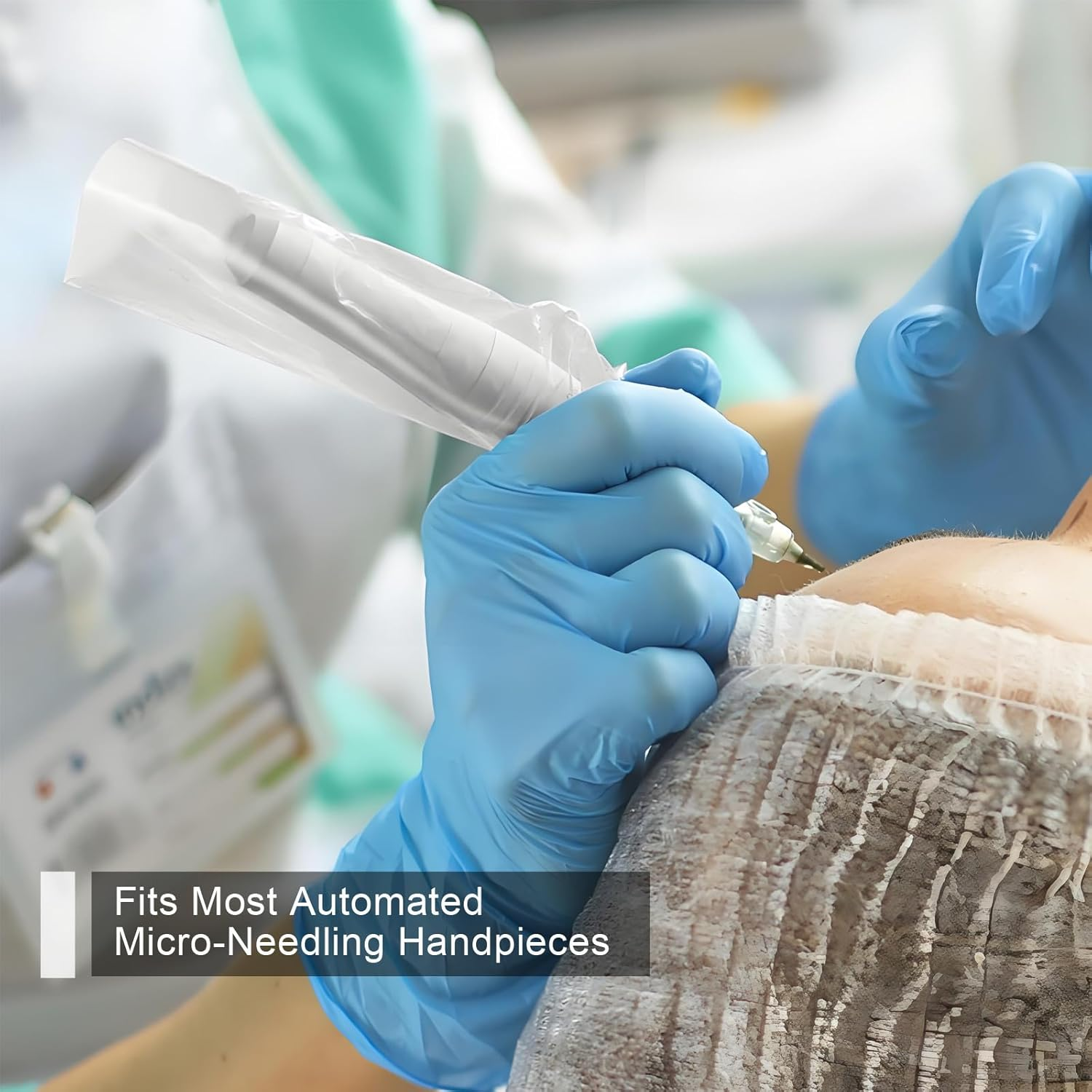 200Pcs Tattoo Machine Covers Clear 7.5X2.7 Inch Tattoo Pen Covers Large Machine Bags Sleeves for Tattoo Machine Accessories, Kits & Supplies