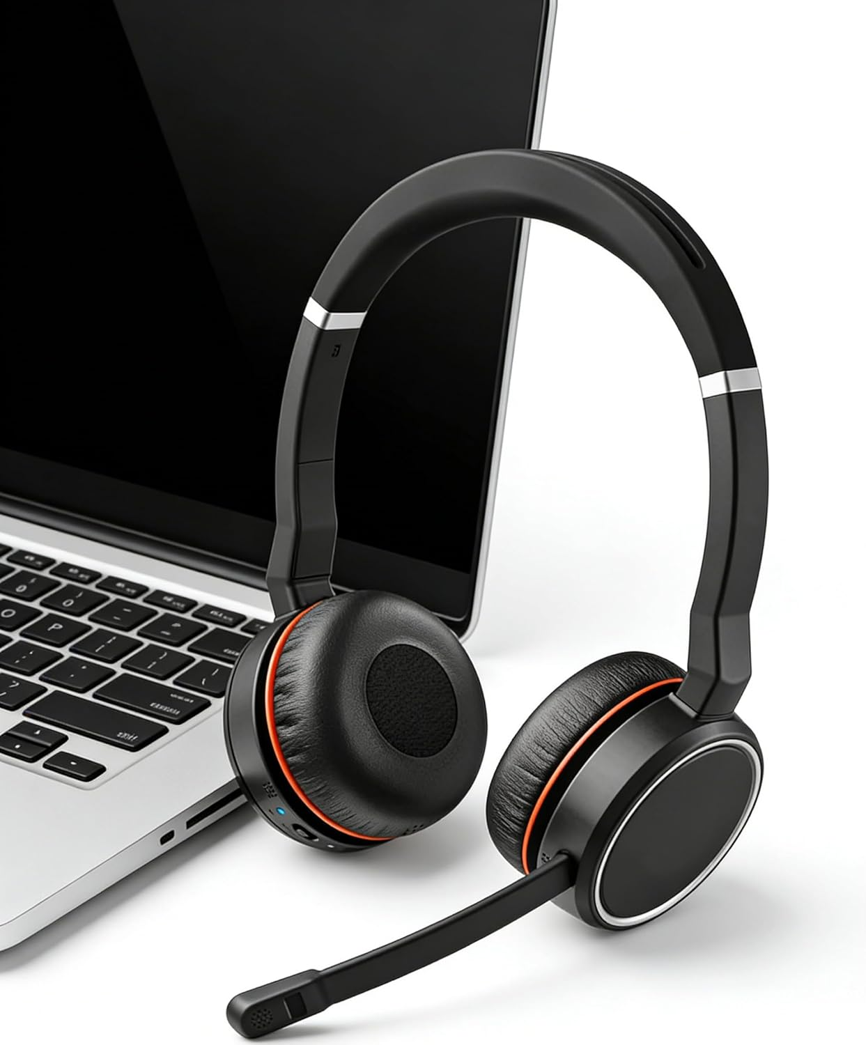 Evolve 75 Ear Pads - Defean Replacement Ear Cushion Foam Cover Compatible with Jabra Evolve 75 75+ 75 UC / 75 MS Headphone/Earpads Contain Plastic Clips image number 4