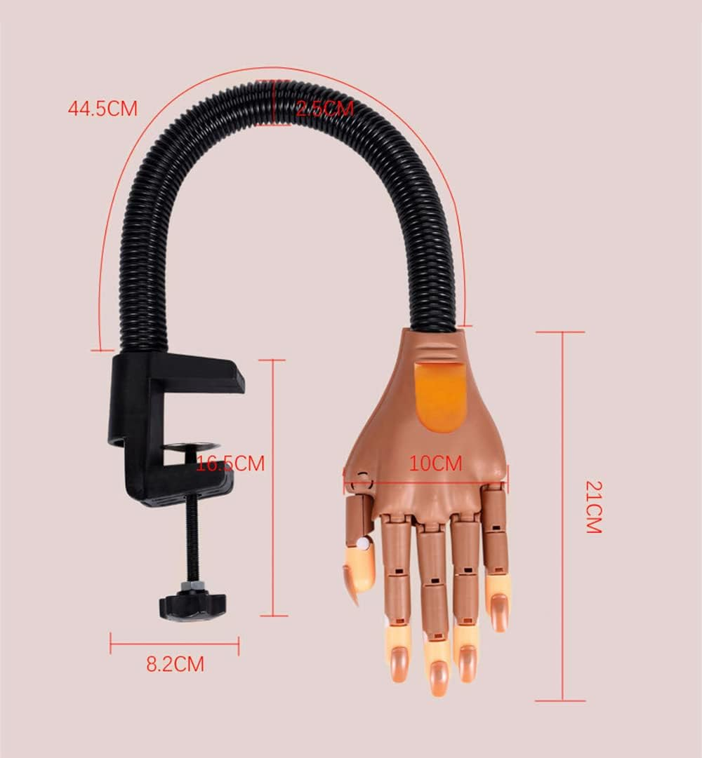 Nail Design Practice Hands, Finger Training, with 400 Fake Nails image number 2