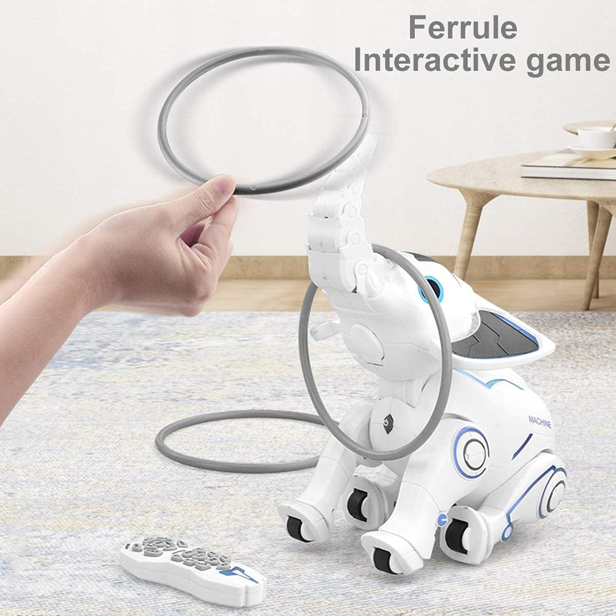 Mostop Robot Toys Remote Control Robotic Elephant RC Programming Interactive Robot Voice Control Intelligent Electronic Toys Walking Dancing for Boys Girls Age 6, 7, 8, 9, 10 and up Year Old