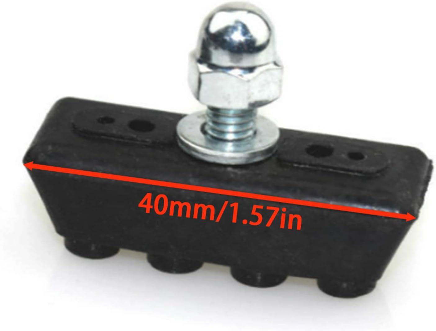 Cheerock 2 Pair Bike Brake Pads, Rubber V-Brake Pads for Mountain & Road Bicycles, Quiet & Non-Skid Cycling Accessories for Enhanced Safety image number 3