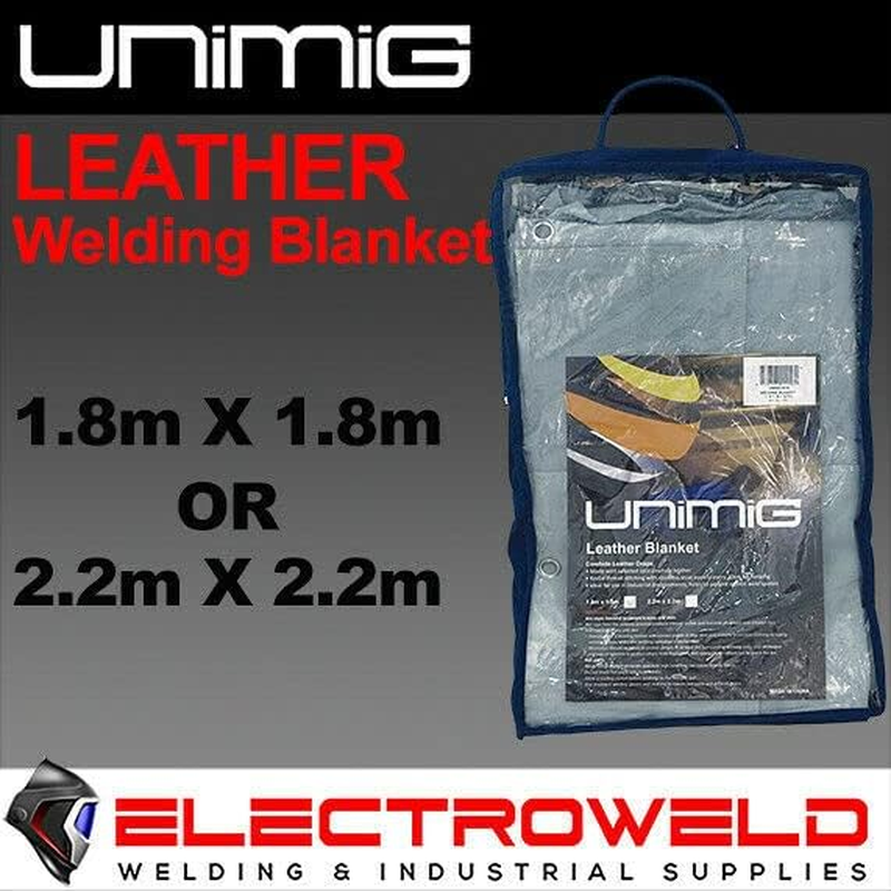 Unimig Leather Welding Blanket 1.8M X 1.8M image number 2