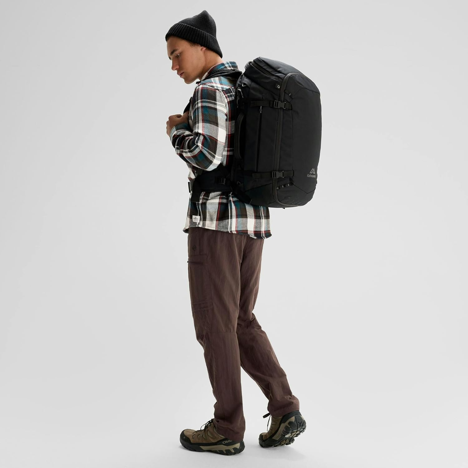 Kathmandu Litehaul Carry on V3 - 38L Black Stingray 38LTR image number 1