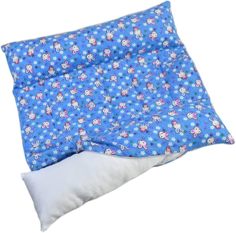 Rabbit Cuddle Bed Bunny Snuggle Bed with Two Detachable Pillows for Rabbits Prevent Sore Hock Mat Flop Bed image number 4