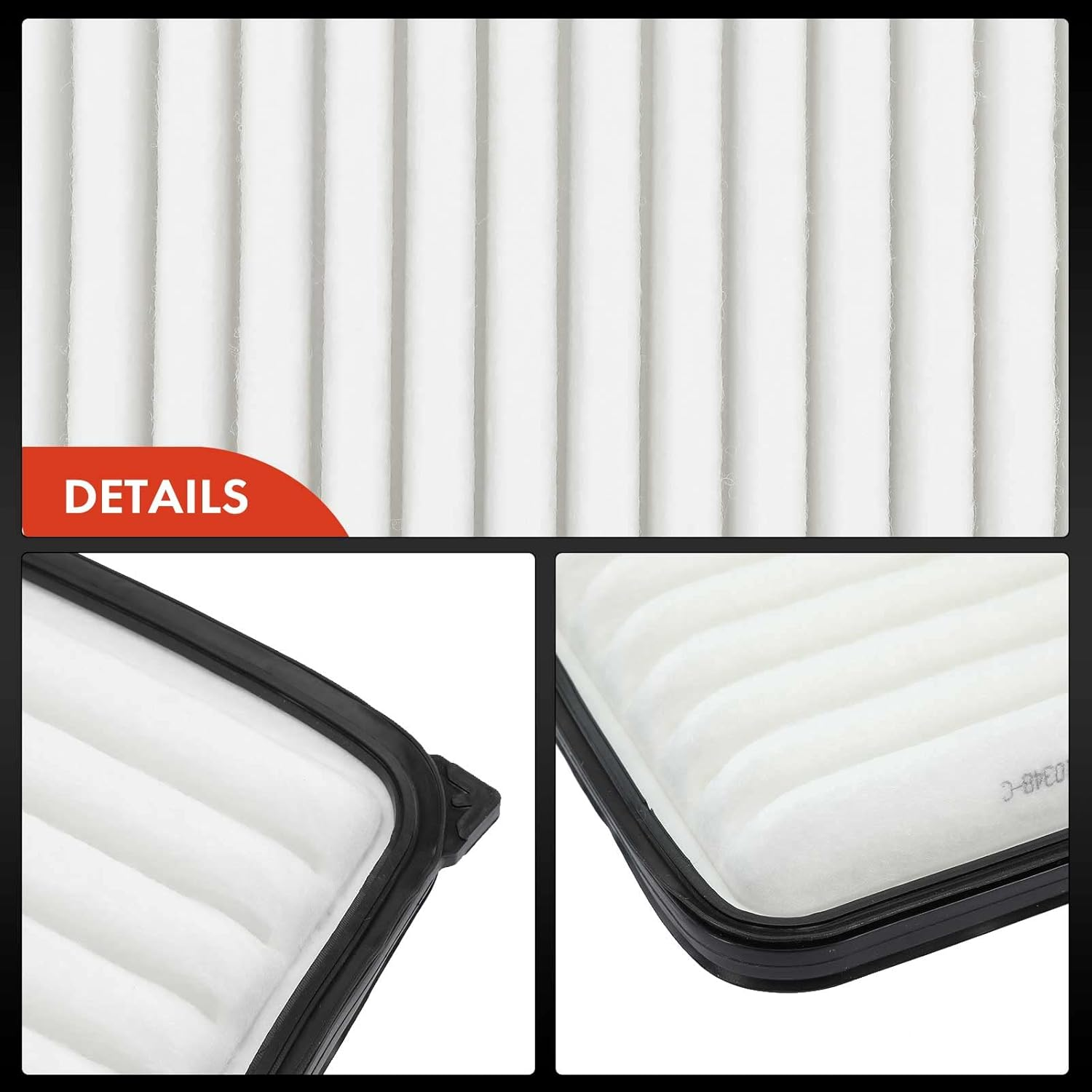 A-Premium Engine Air Filter, Automotive Replacement Parts Compatible with Jeep Vehicles - Wrangler 2007 2008 2009 2010 2011 2012 2013 2014 2015 2016 2017, Wrangler JK 2018 - Replace# CA10348 image number 1