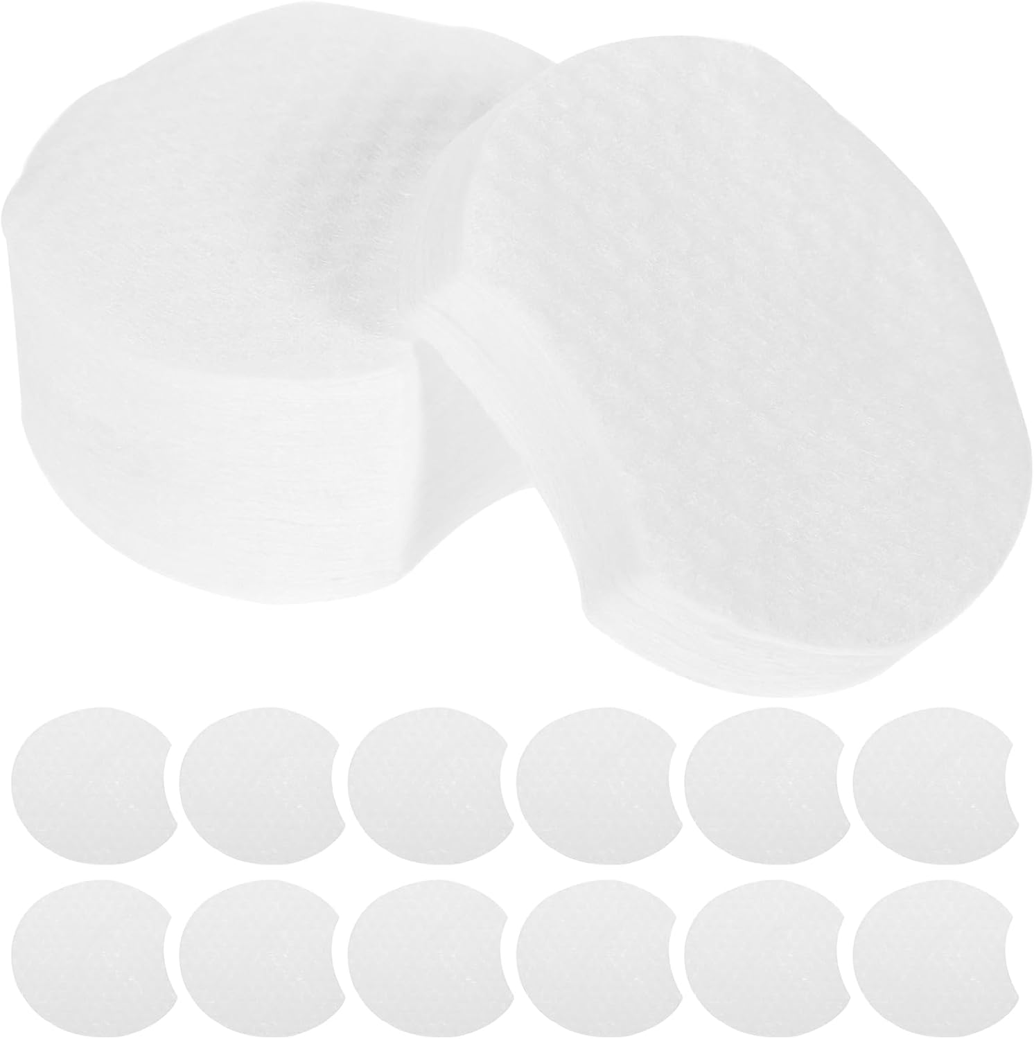 1200Pcs Pearl Pattern Makeup Remover Cotton Cosmetic Pads for Face Organic Cotton Rounds Eye Makeup Pads Lint Wipes Travel Non-Woven Fabric Multipurpose Non-Woven Mat