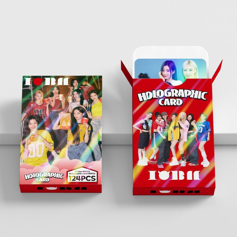 248 Pcs Babymonster Laser Photocards Babymonster Holographic Card Babymonster Lomo Cards Babymonster Forever Card (120Pcs Photocards+128Pcs Mini Stickers Set) image number 2