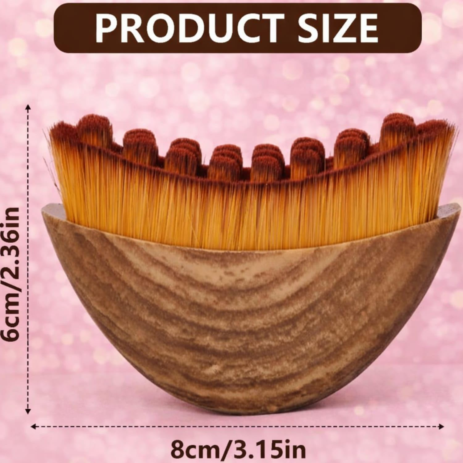 Facial Massage Tool for Lymphatic Drainage & Contouring, Lifting & Sculpting Face Brush for Jawline, Chin & Neck &ndash; Reduces Puffiness, Boosts Circulation & Enhances Facial Vitality, Natural Wood Design with Case image number 2