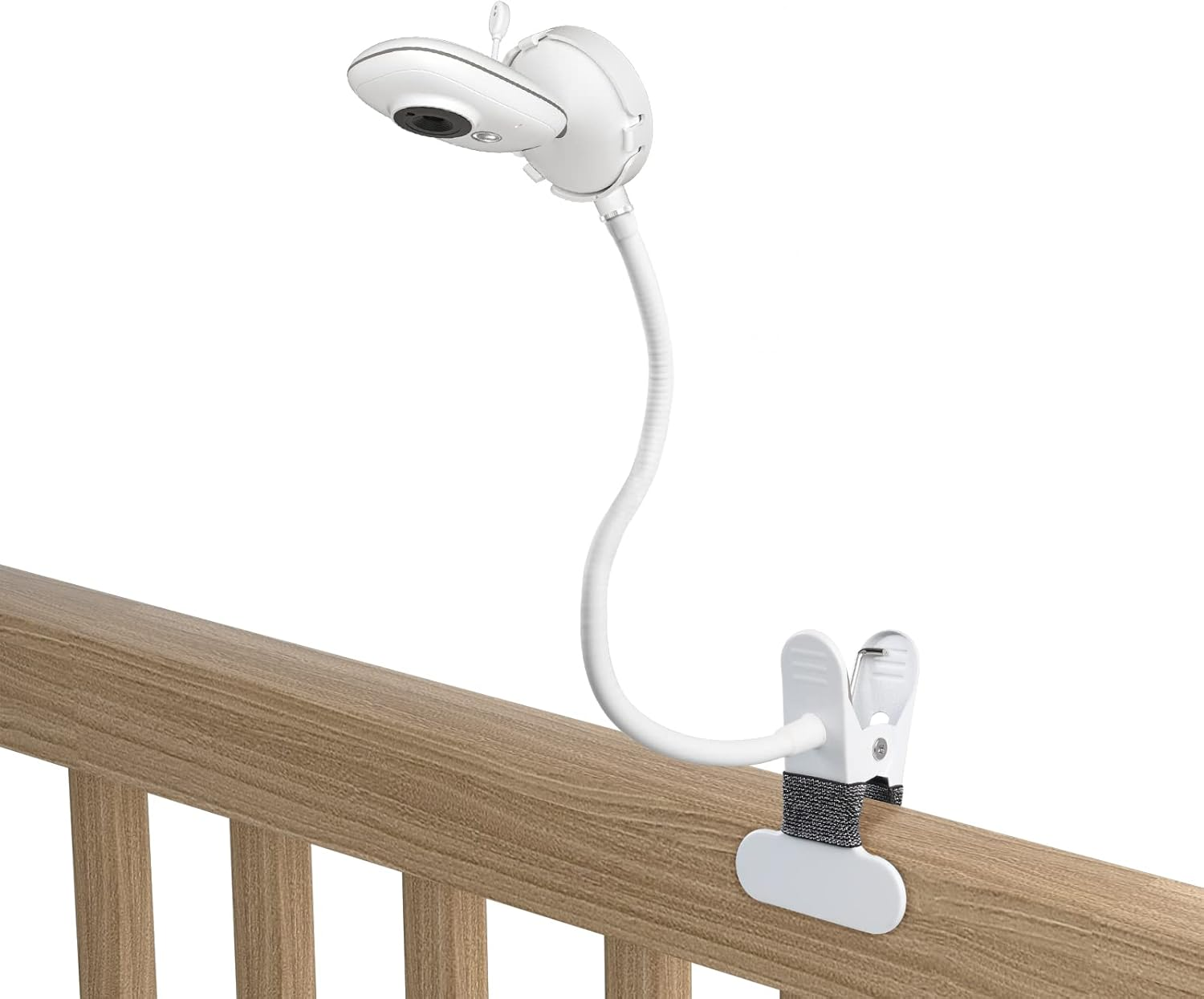 HOLACA Baby Monitor Clip Holder for Boifun/Ghb/Taktark Baby Monitor with Camera 3.2 Inch Digital LCD Screen, Flexible Crib Mount image number 5