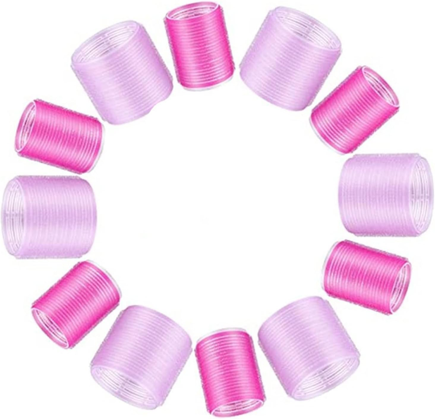 36 Piece Hair Rollers Set with Self-Grip, Sleeping Curlers, Portable Soft Curler Styling Tool, Large, Medium and Small Hair Rollers with 12 Plastic Clips image number 6