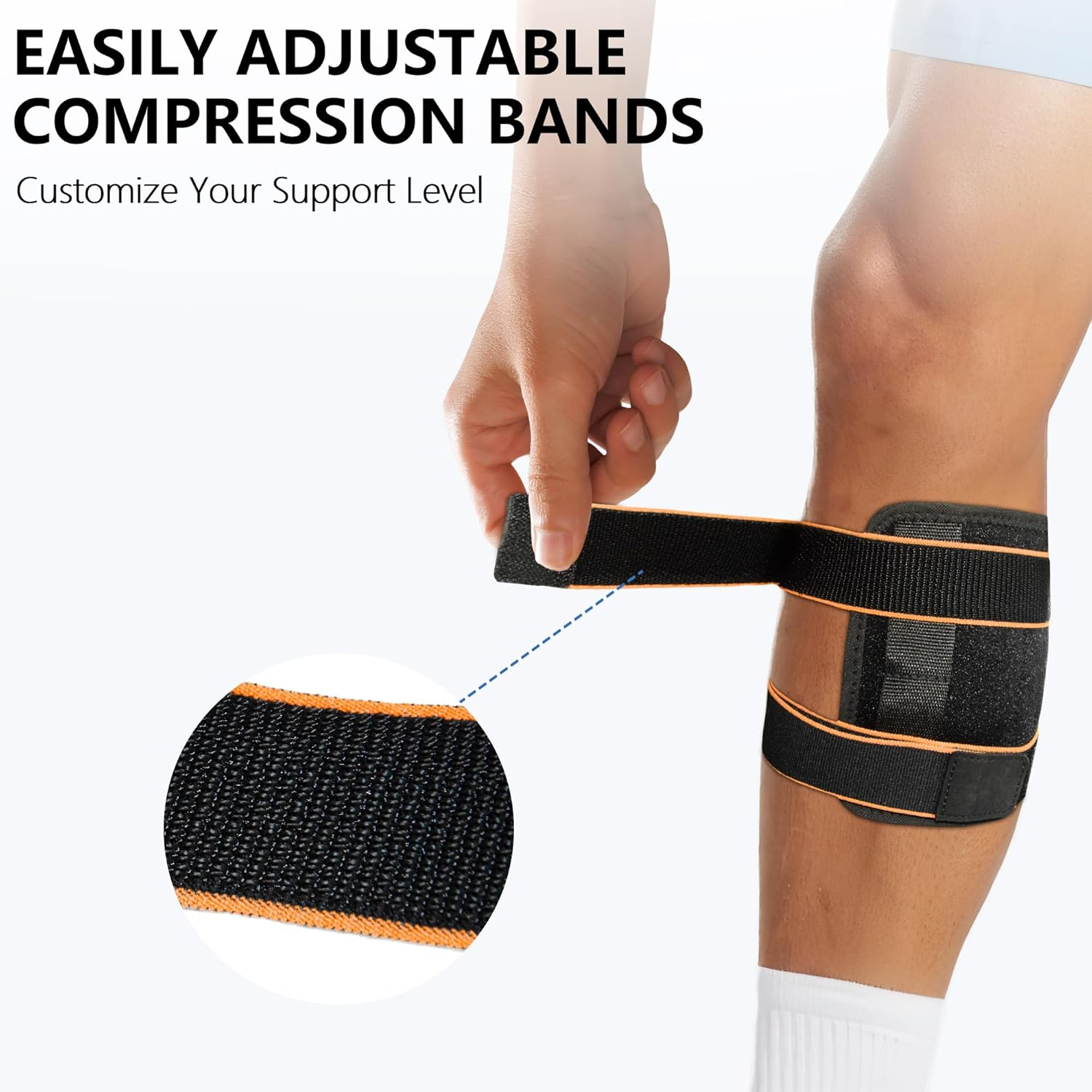 Sciatica Pain Relief Brace - Ergonomic Support Belt with Dual Anti-Slip Strips for Lower Back, Hip, Leg & Nerve Pain - Adjustable Fit for Men & Women, Black image number 1